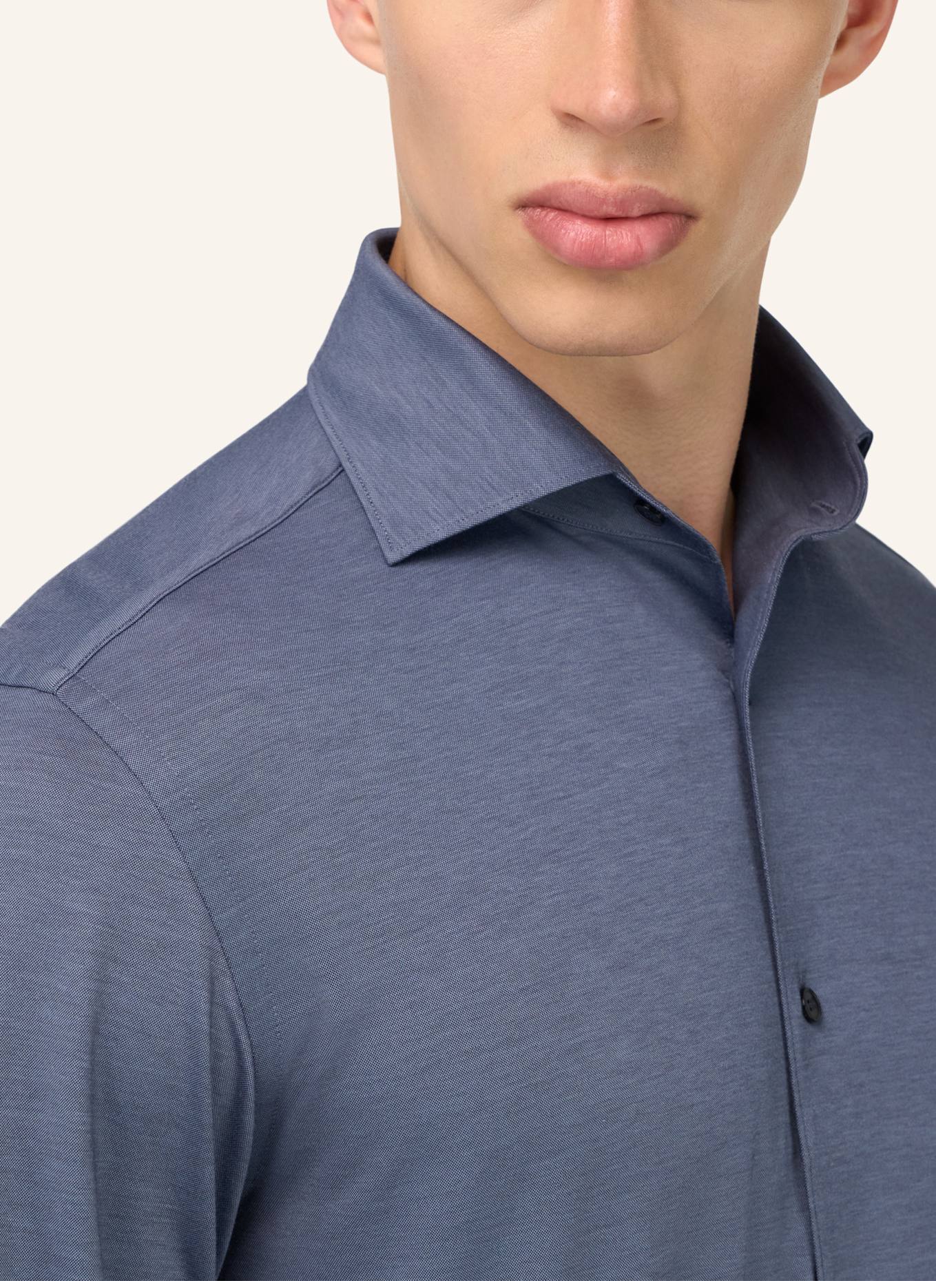 BOGGI MILANO Jerseyhemd Regular Fit: HELLBLAU