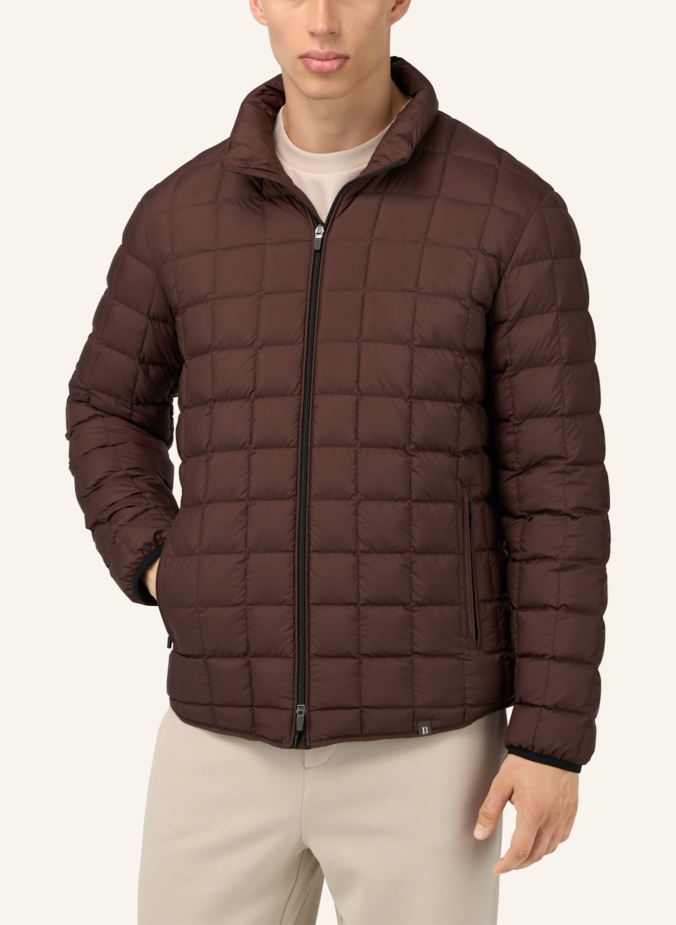 BOGGI MILANO Daunenjacke: DUNKELBRAUN