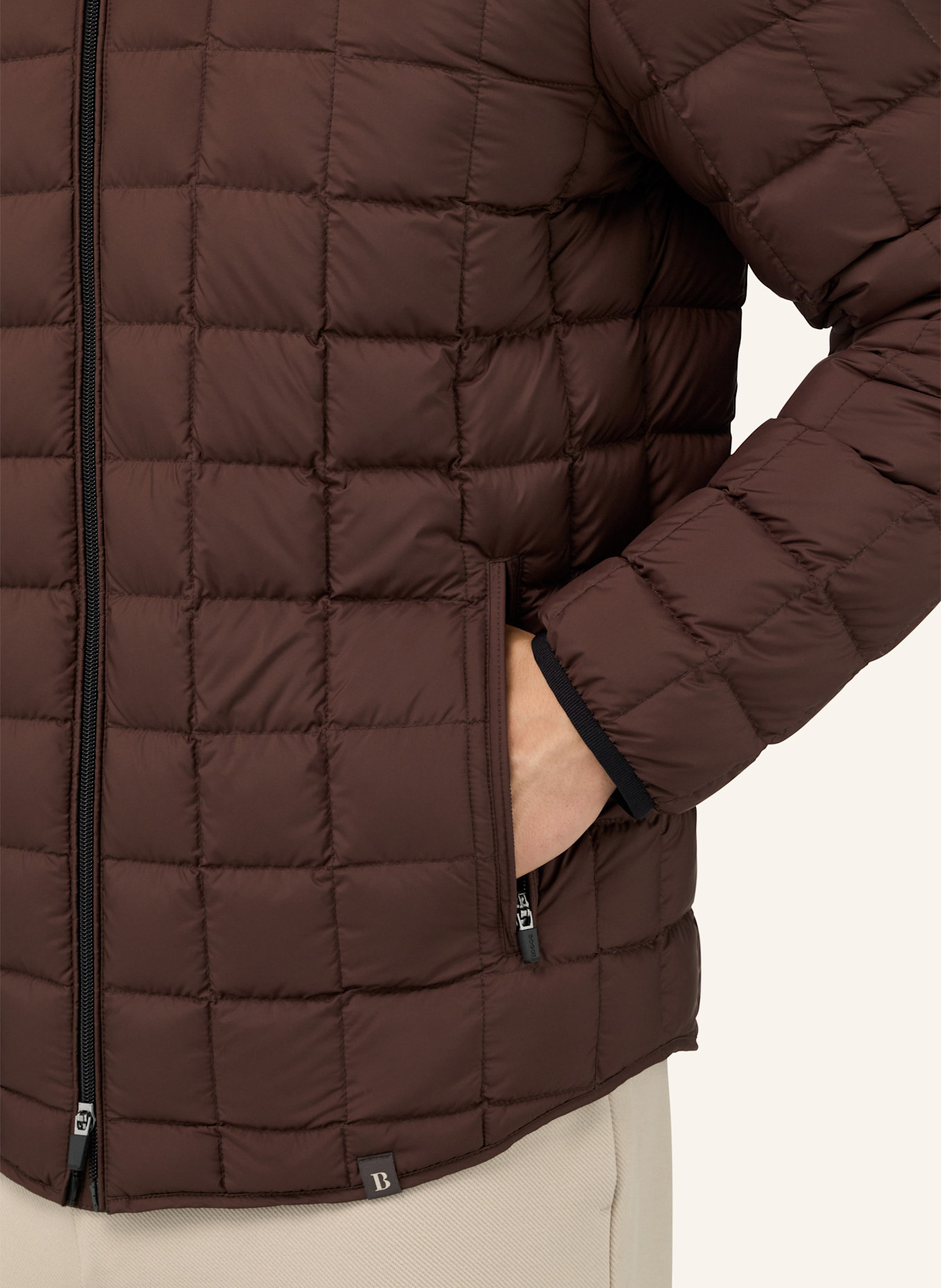 BOGGI MILANO Daunenjacke: DUNKELBRAUN