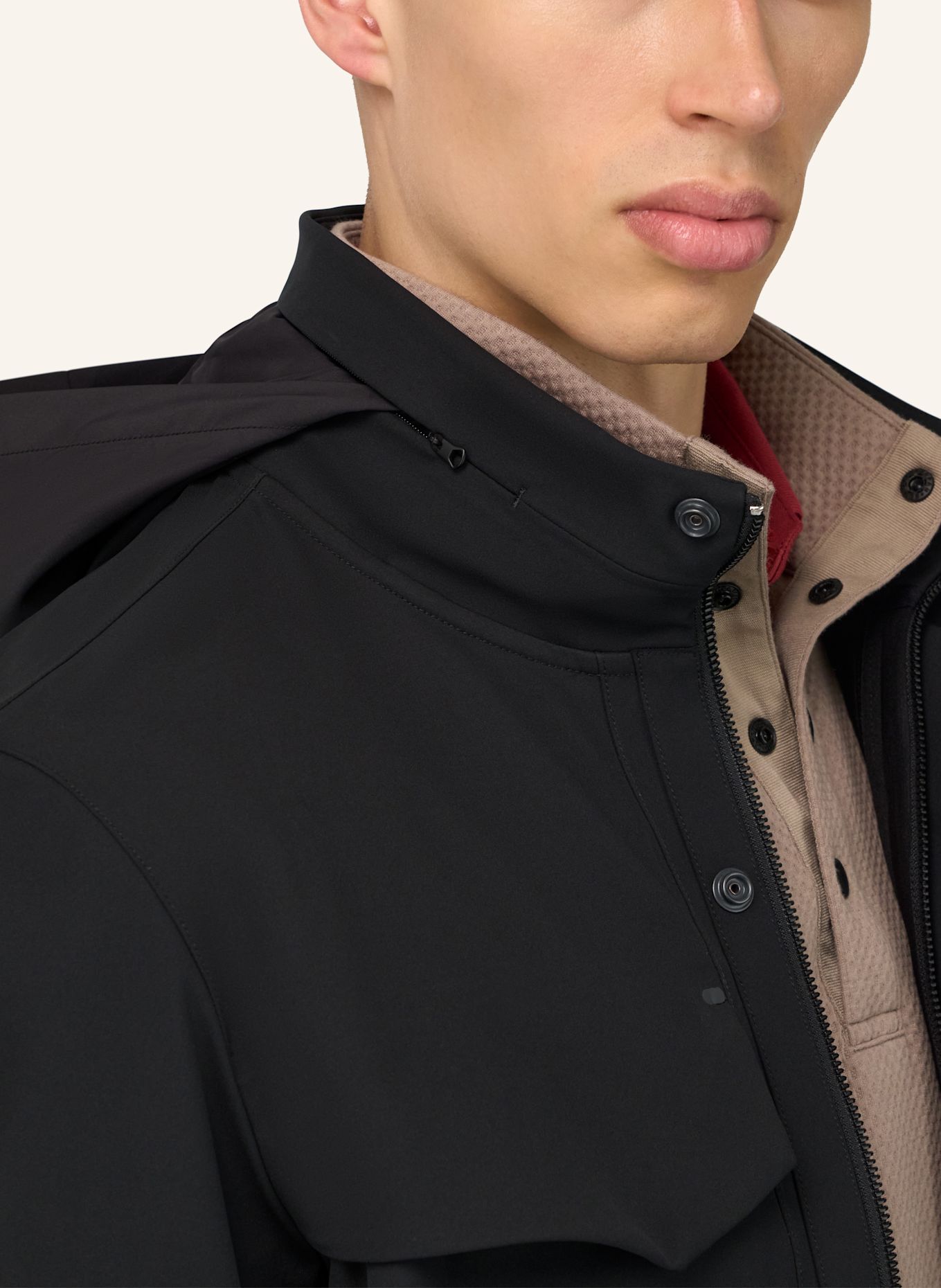 BOGGI MILANO Fieldjacket: SCHWARZ
