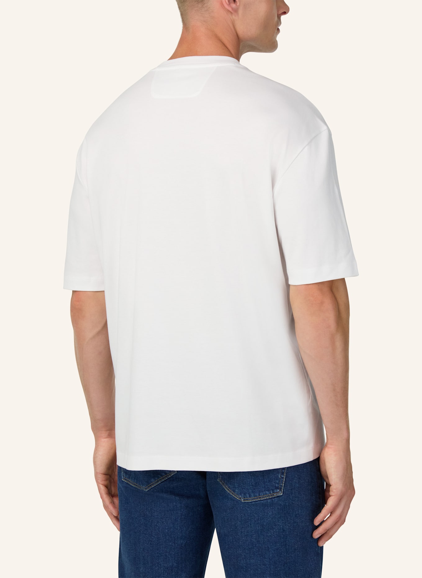 BOGGI MILANO T-Shirt: WEISS