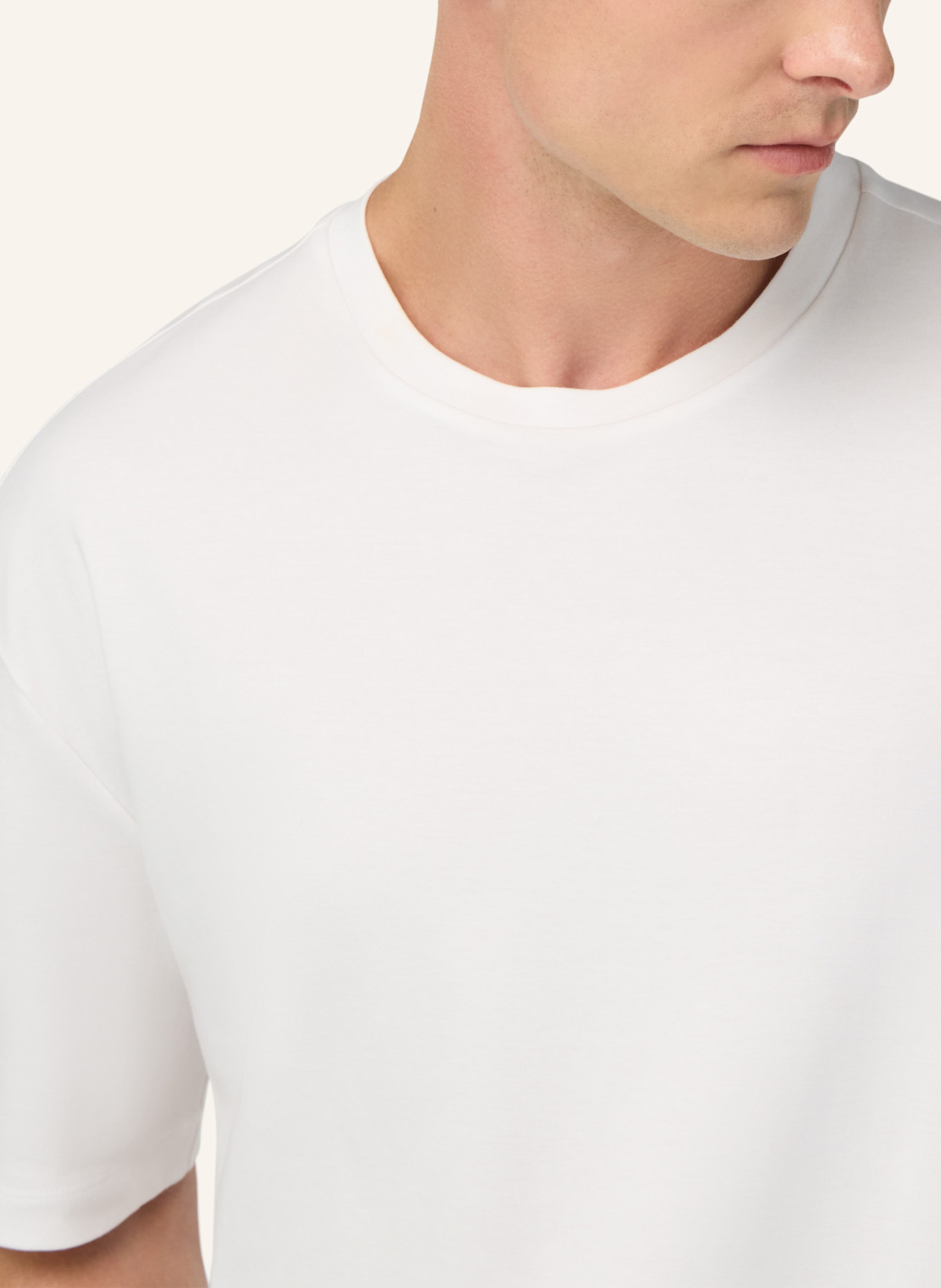 BOGGI MILANO T-Shirt: WEISS