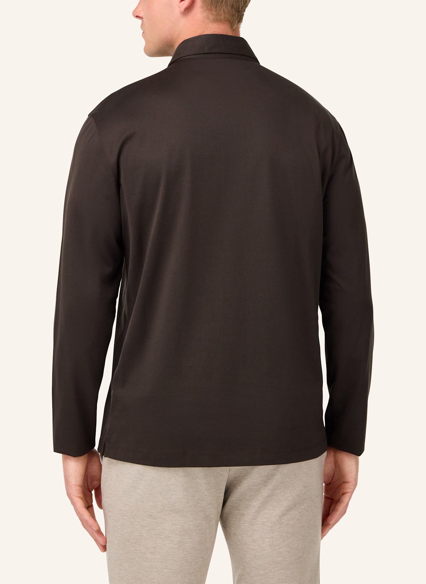 BOGGI MILANO Poloshirt: BRAUN