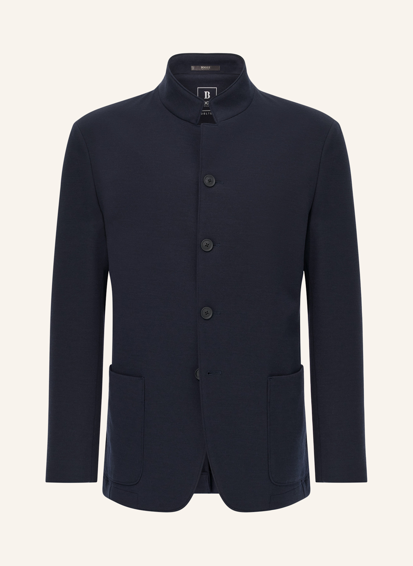 BOGGI MILANO B Tech Technical Wool Jacket: DUNKELBLAU