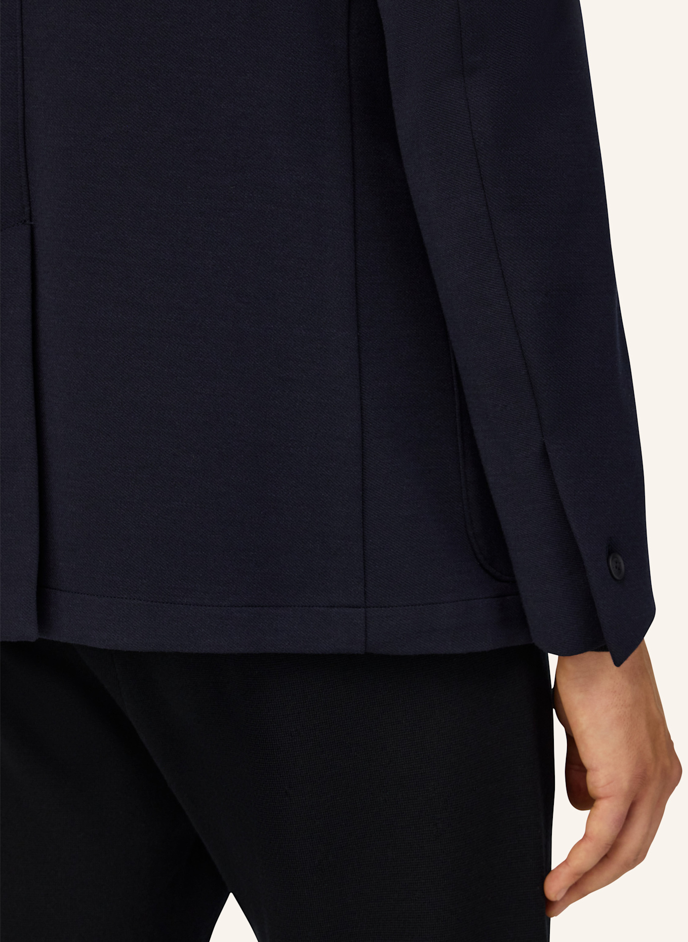 BOGGI MILANO B Tech Technical Wool Jacket: DUNKELBLAU