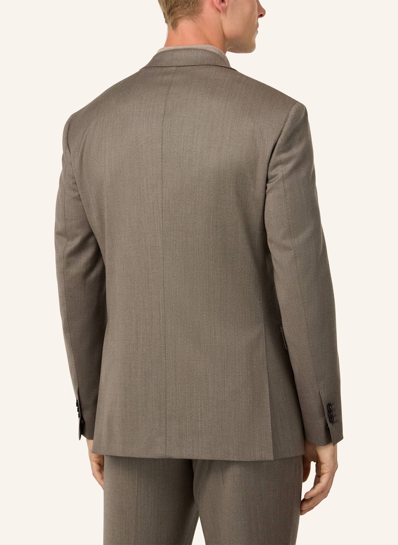 BOGGI MILANO Diagonal Suit in Stretch Wool: TAUPE