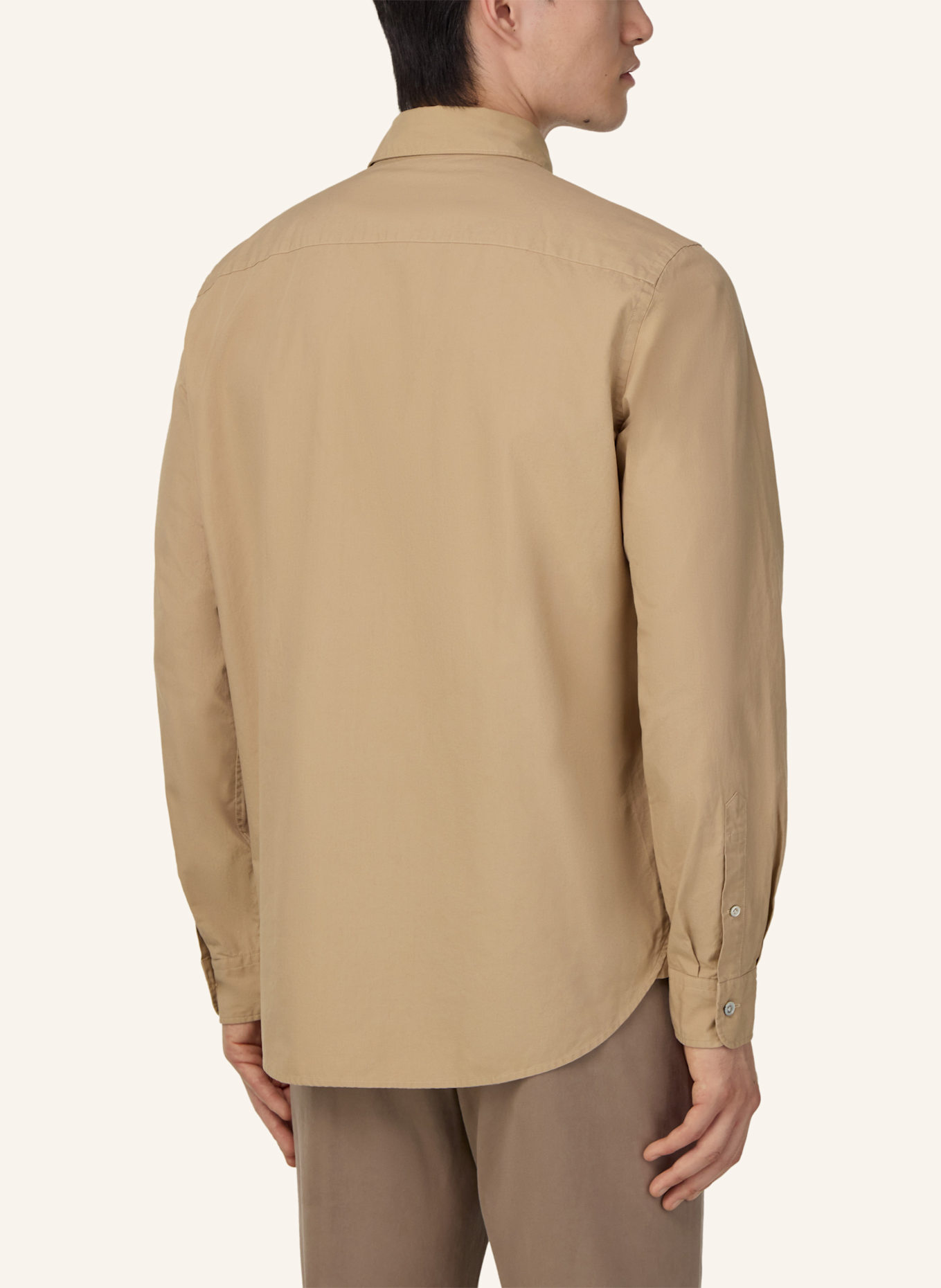 BOGGI MILANO Hemd Regular Fit: BEIGE