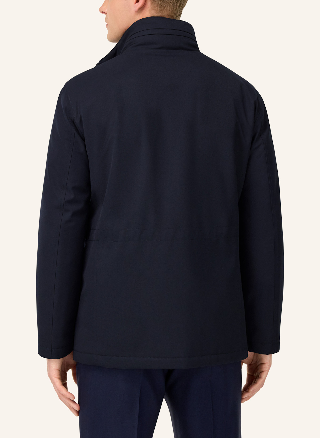BOGGI MILANO Field Jacket In Padded Technical Fabric: BLAU