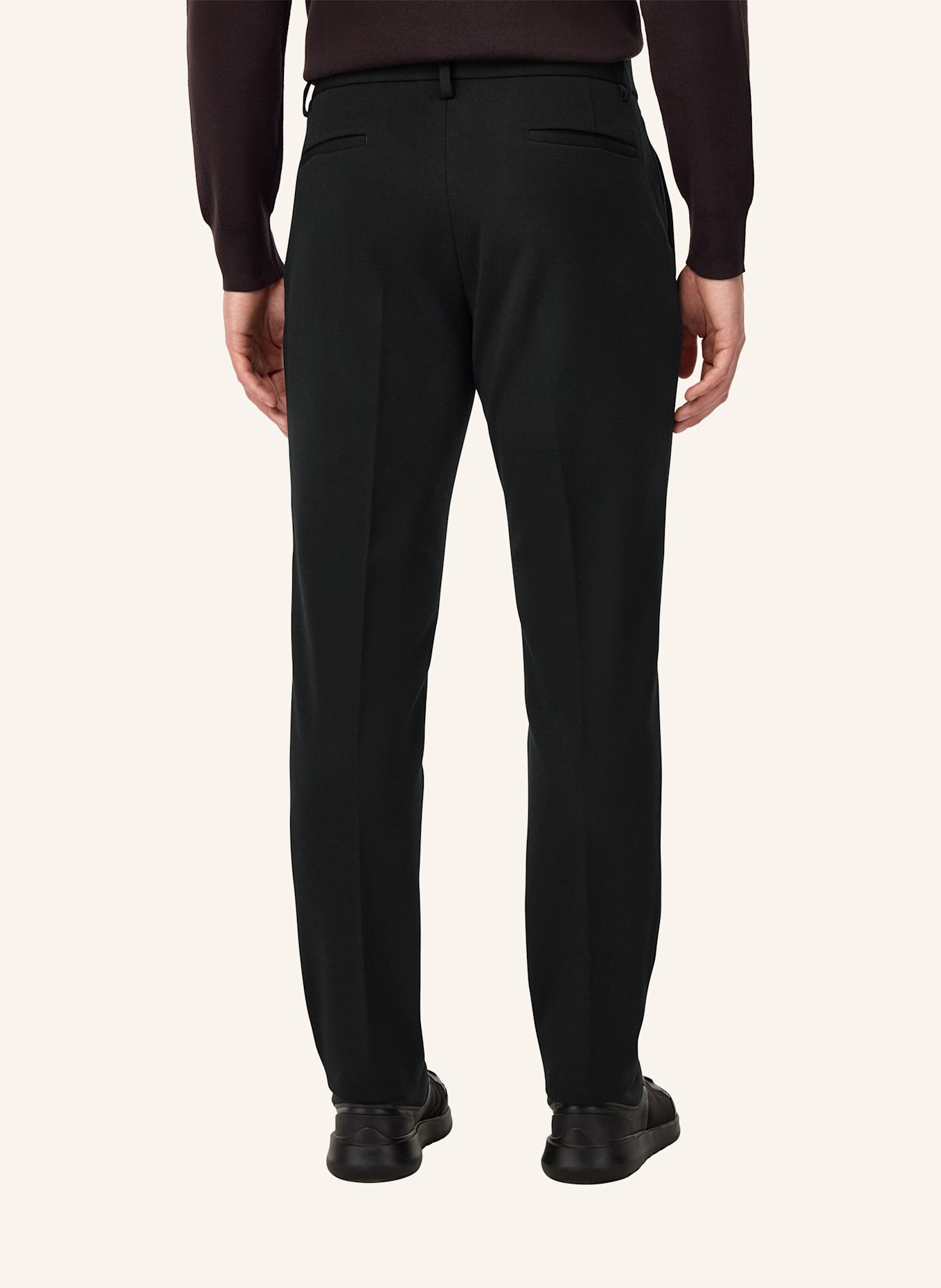 BOGGI MILANO B Tech Trousers in Technical Wool: SCHWARZ