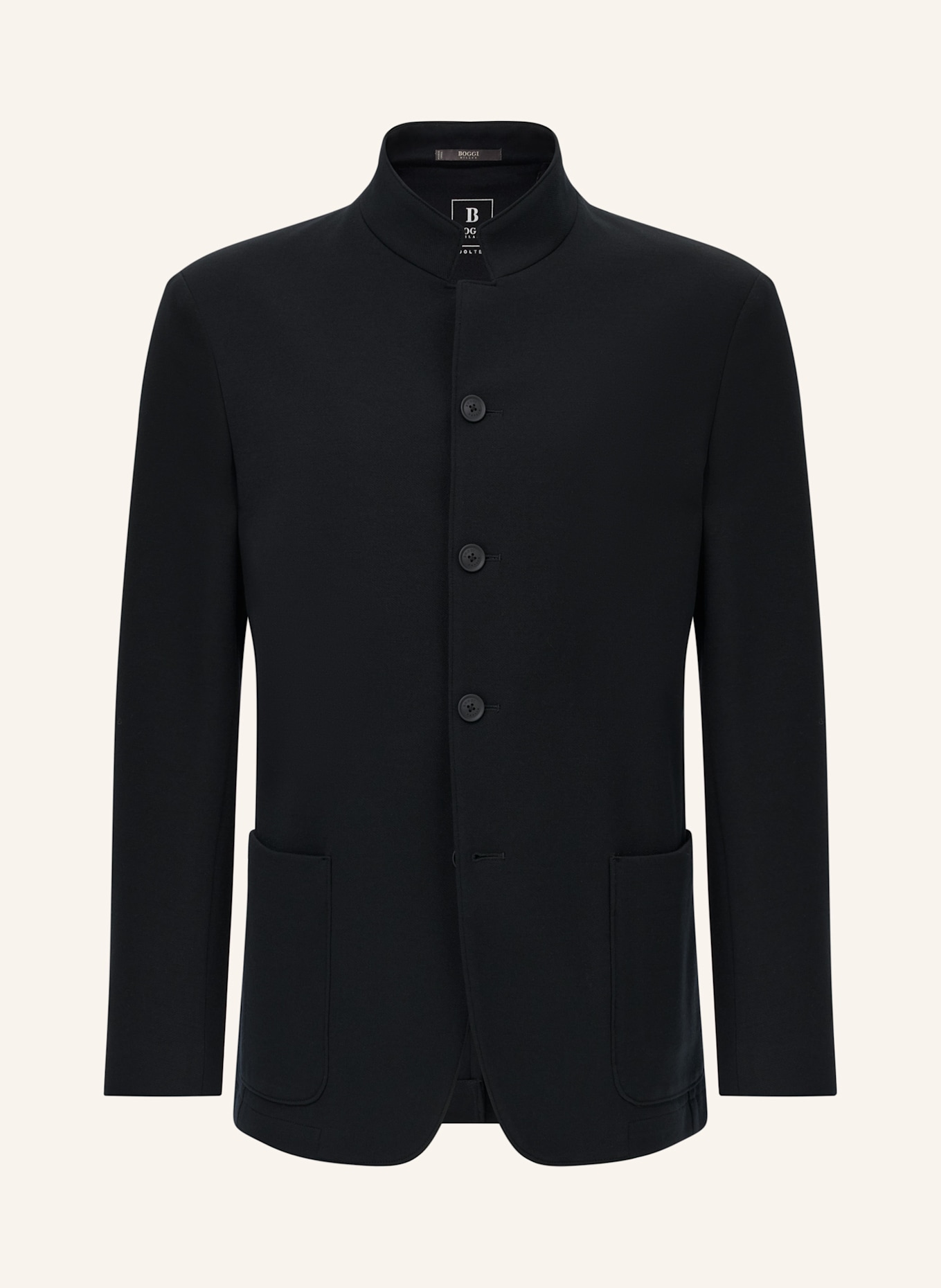 BOGGI MILANO B Tech Technical Wool Jacket: SCHWARZ