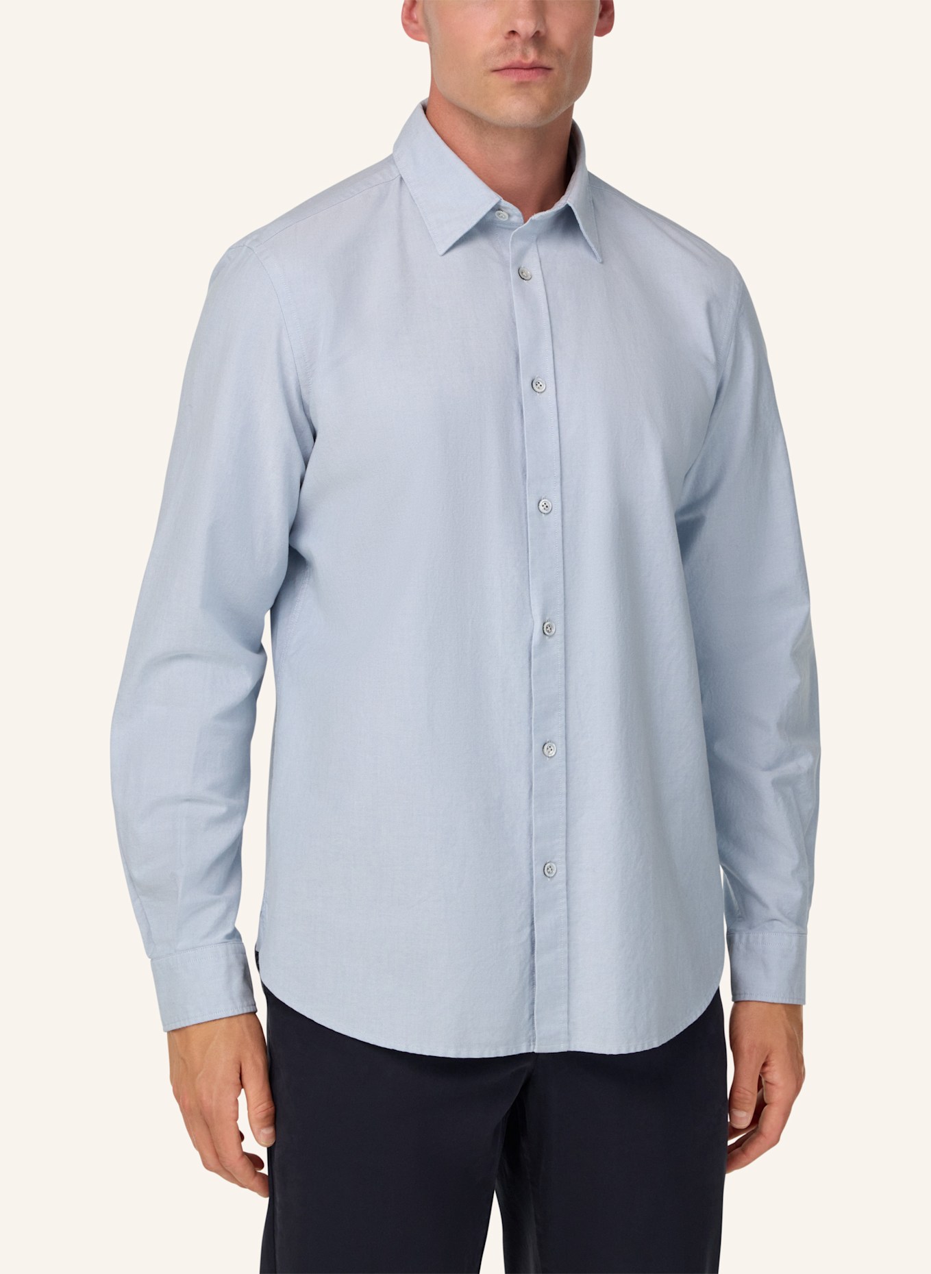 BOGGI MILANO Hemd Regular Fit: HELLBLAU