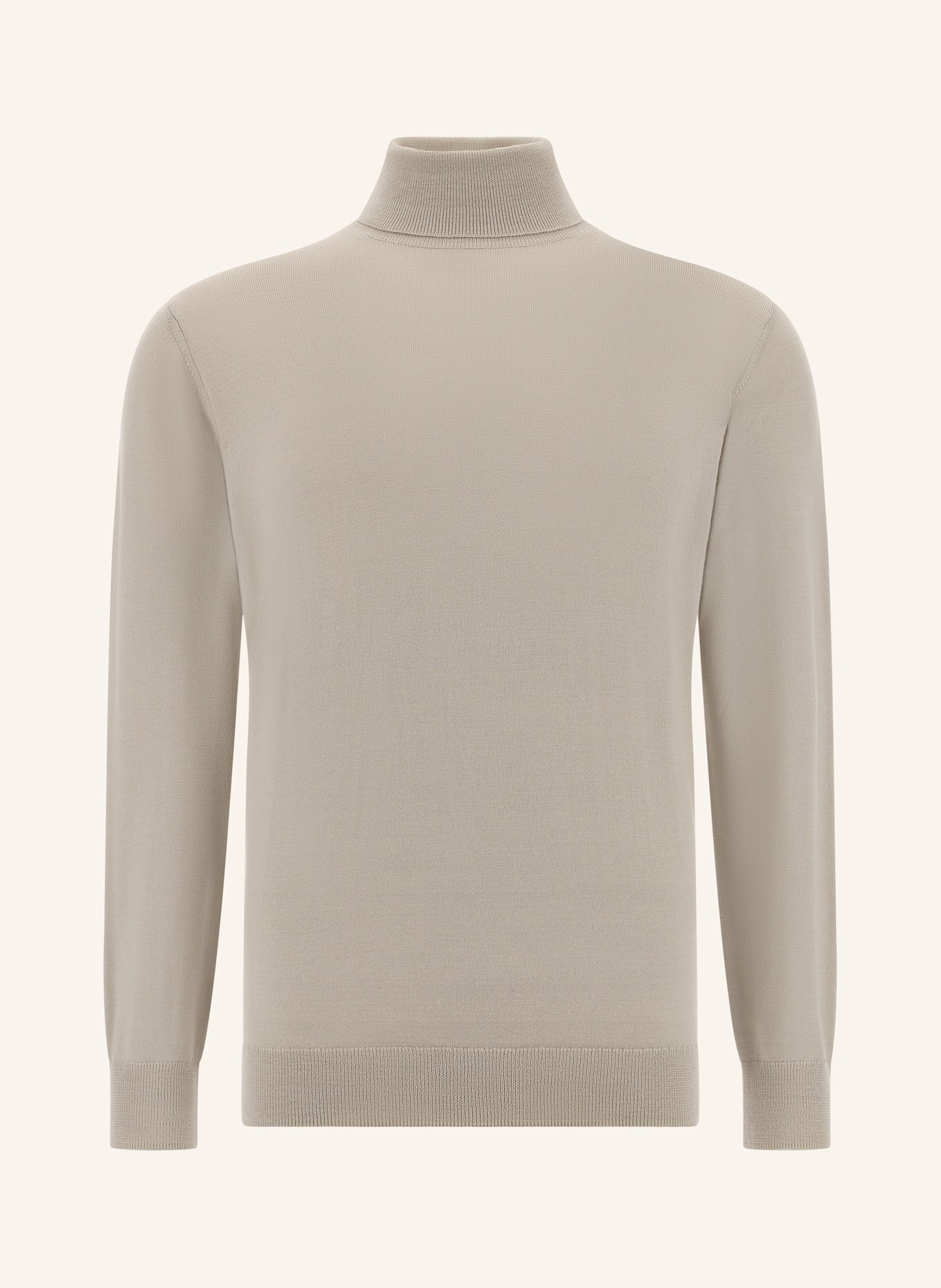 BOGGI MILANO Rollkragenpullover: BRAUN
