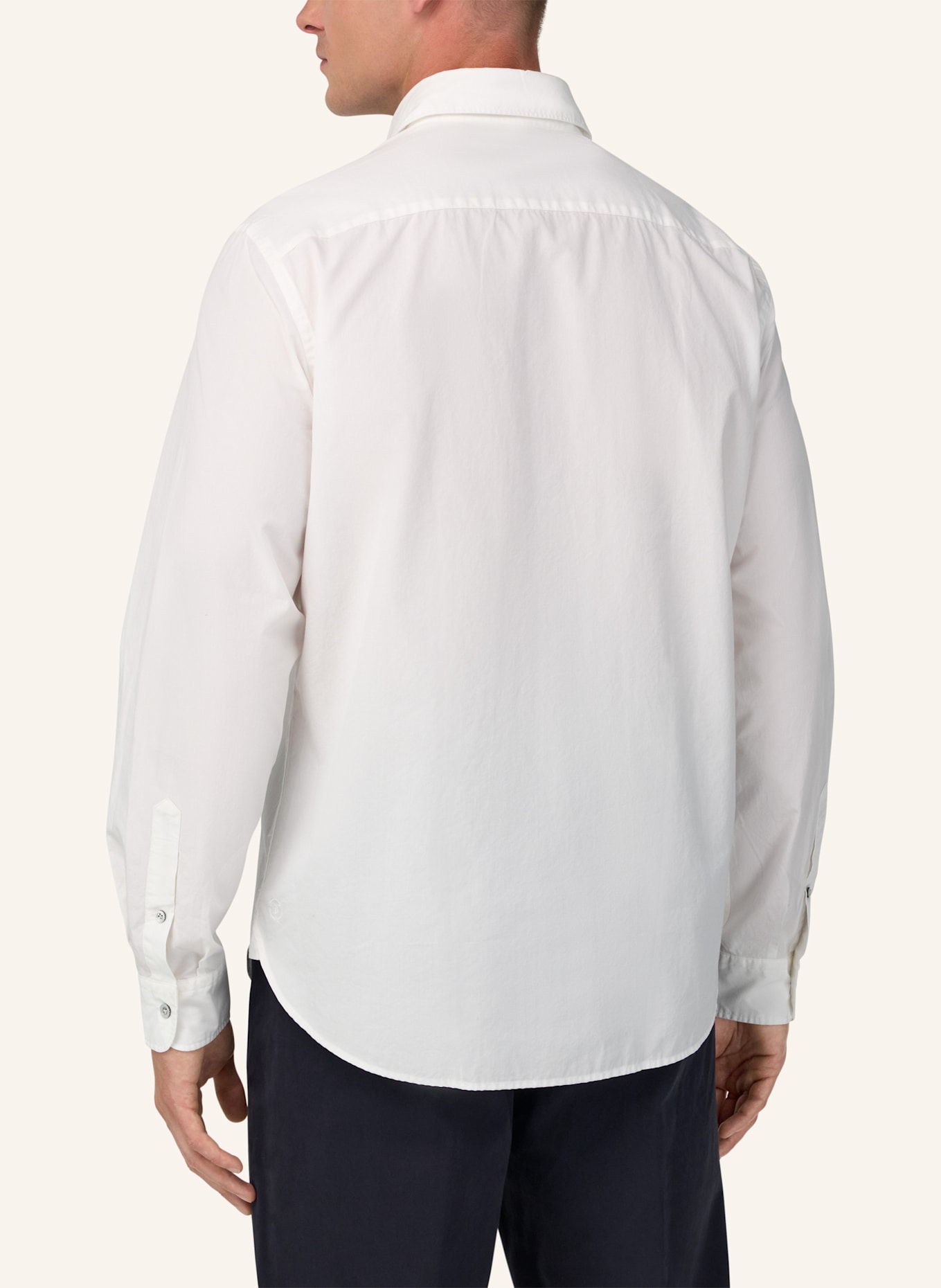 BOGGI MILANO Hemd Regular Fit: WEISS