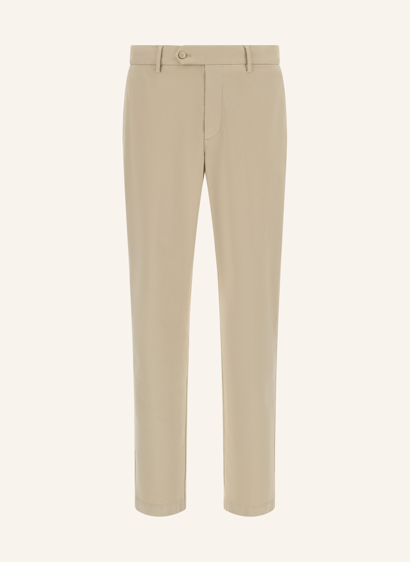 BOGGI MILANO Stretch Cotton Trousers: BEIGE