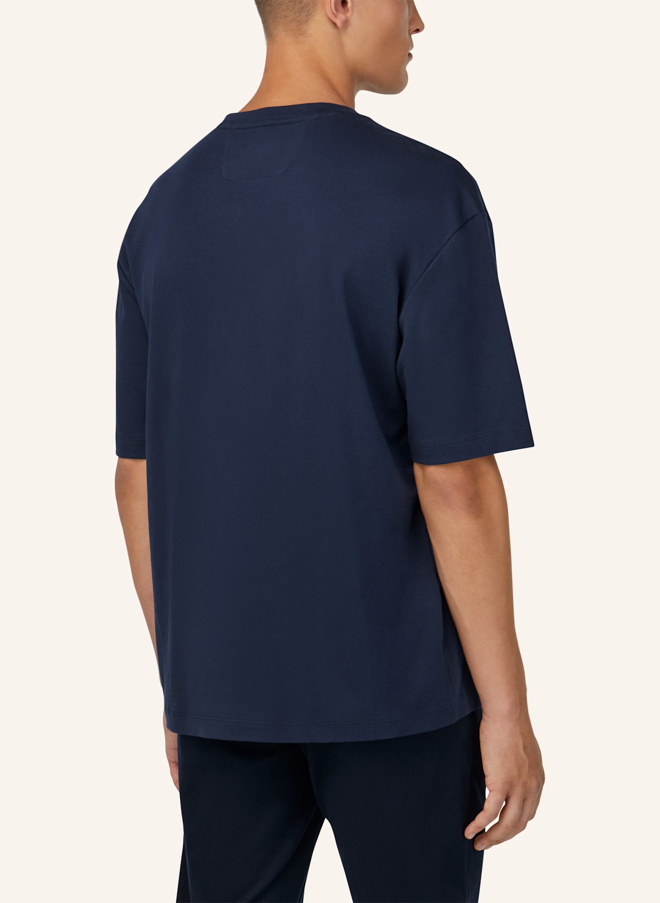 BOGGI MILANO T-Shirt: DUNKELBLAU