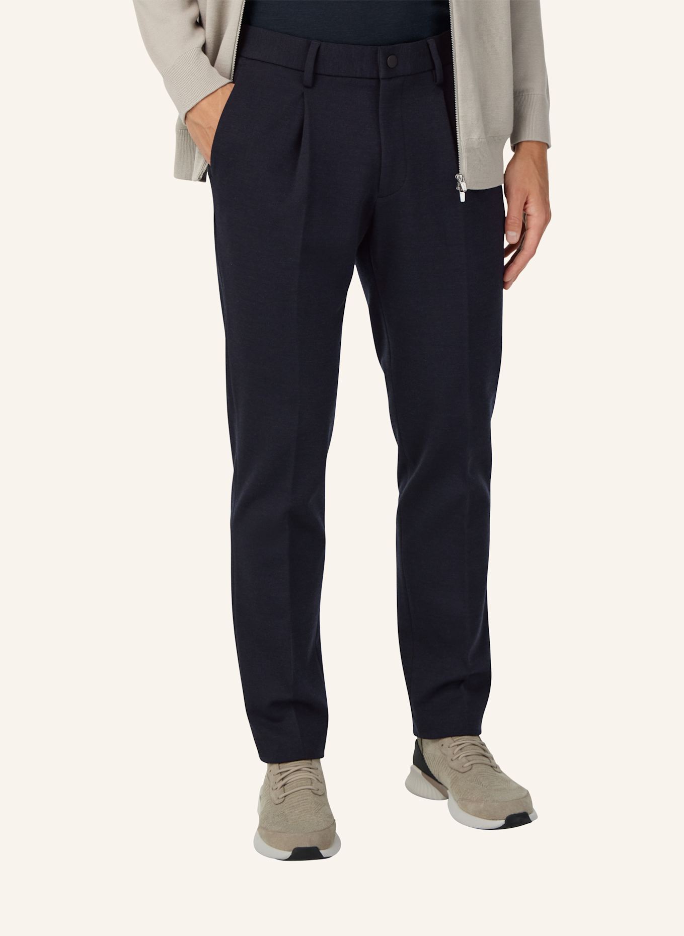 BOGGI MILANO B Tech Trousers in Technical Wool: BLAU