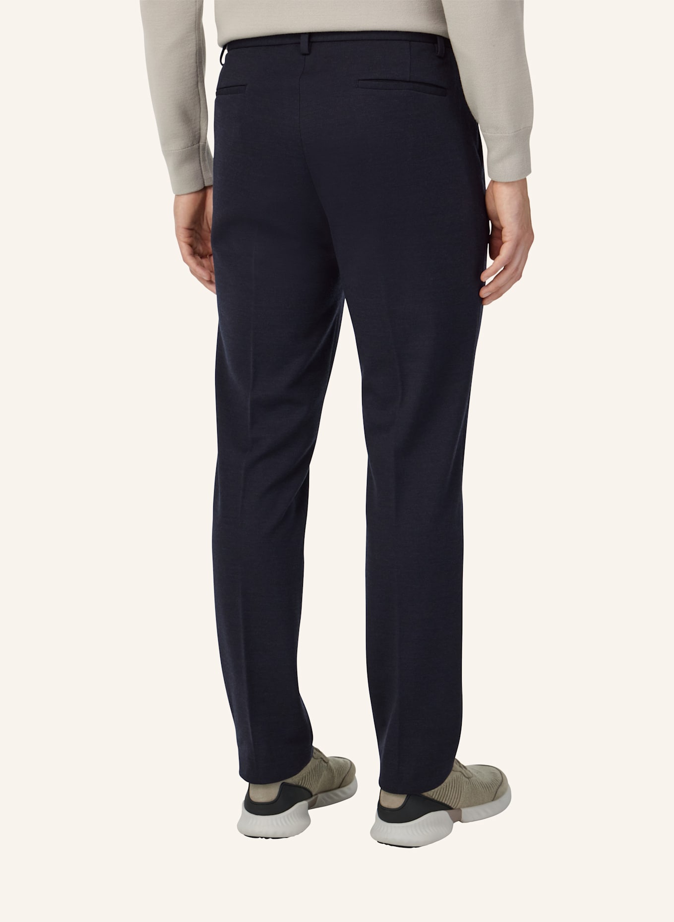 BOGGI MILANO B Tech Trousers in Technical Wool: BLAU