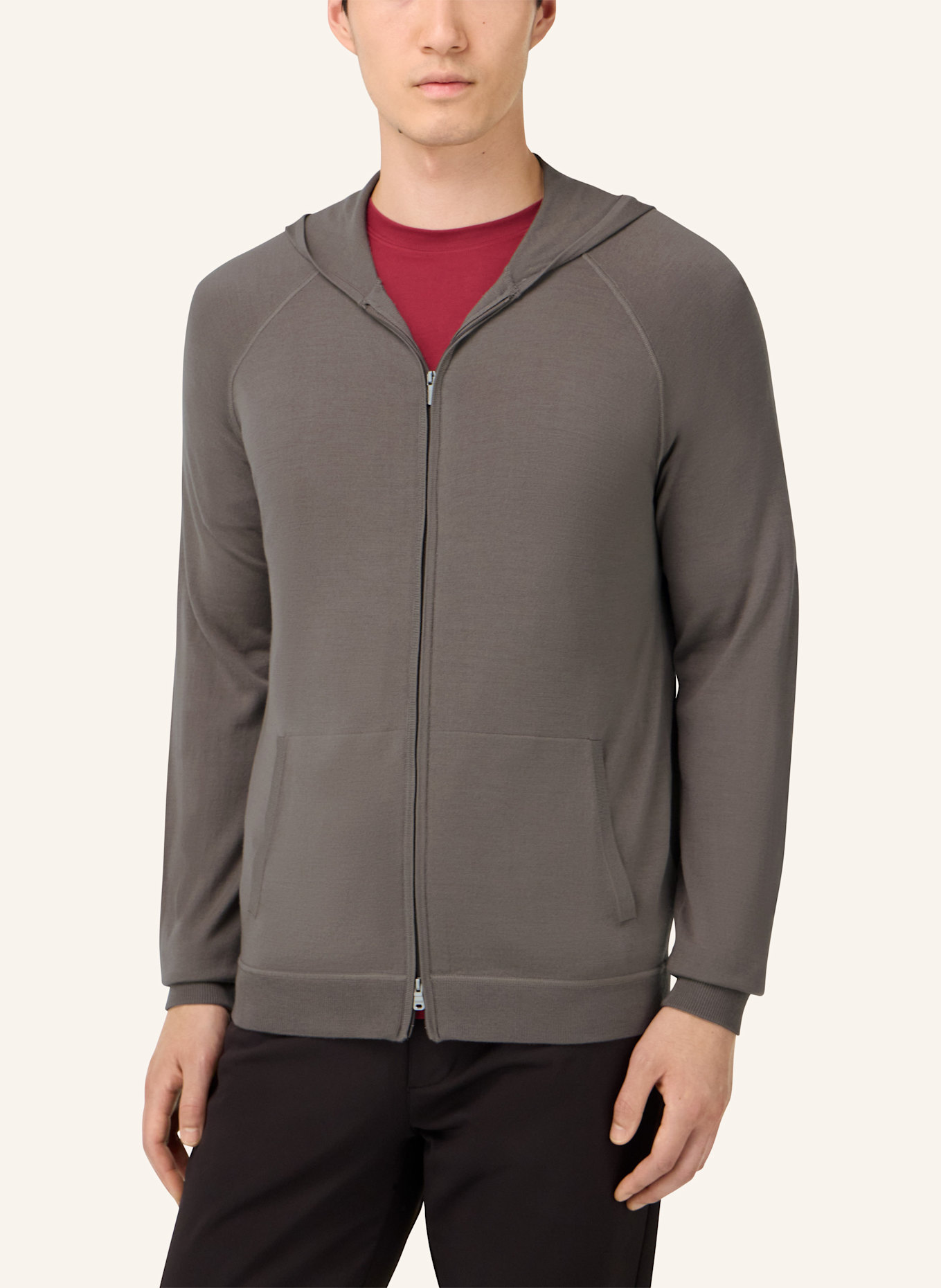 BOGGI MILANO Strickjacke: BEIGE