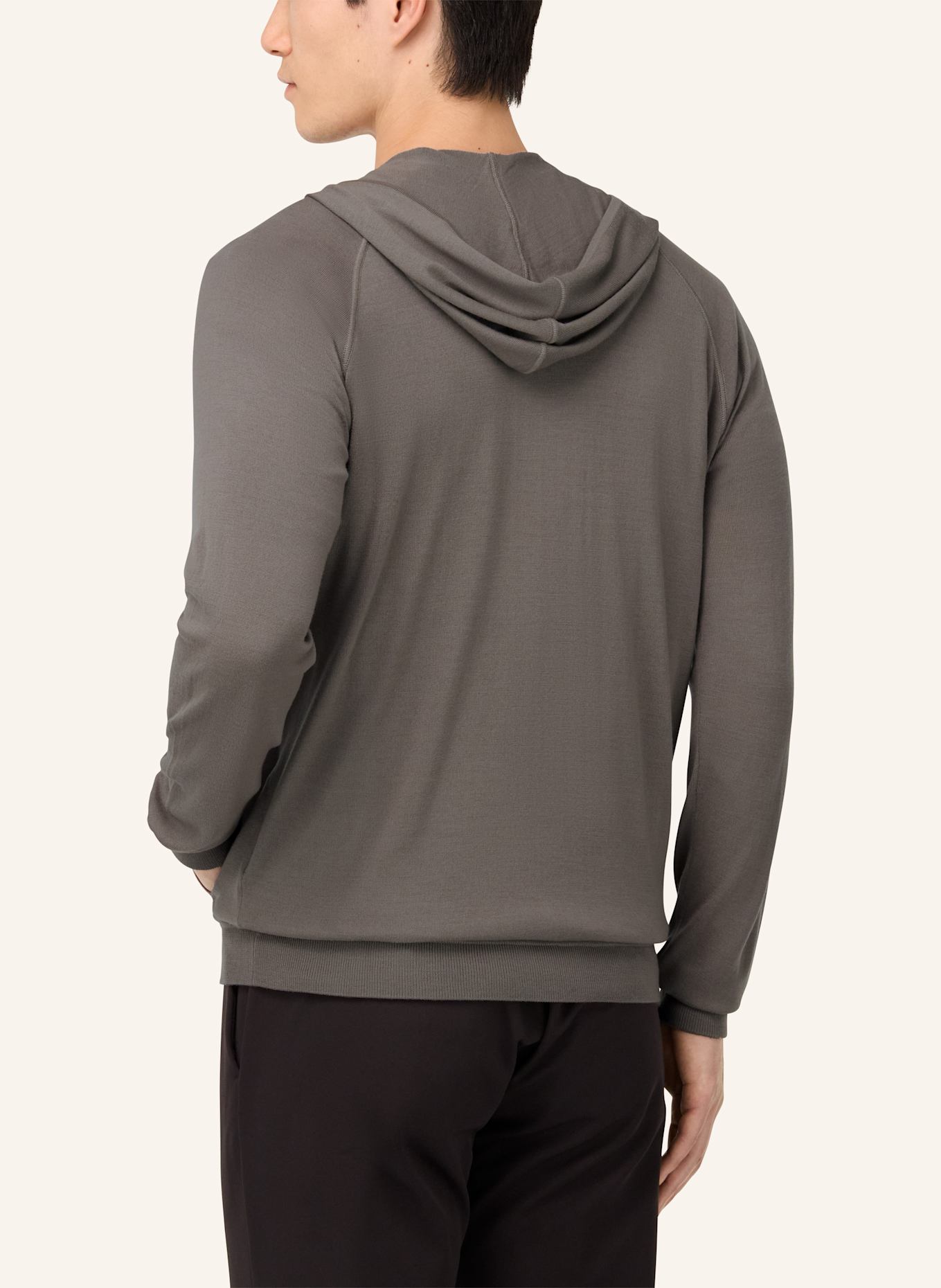 BOGGI MILANO Strickjacke: BEIGE