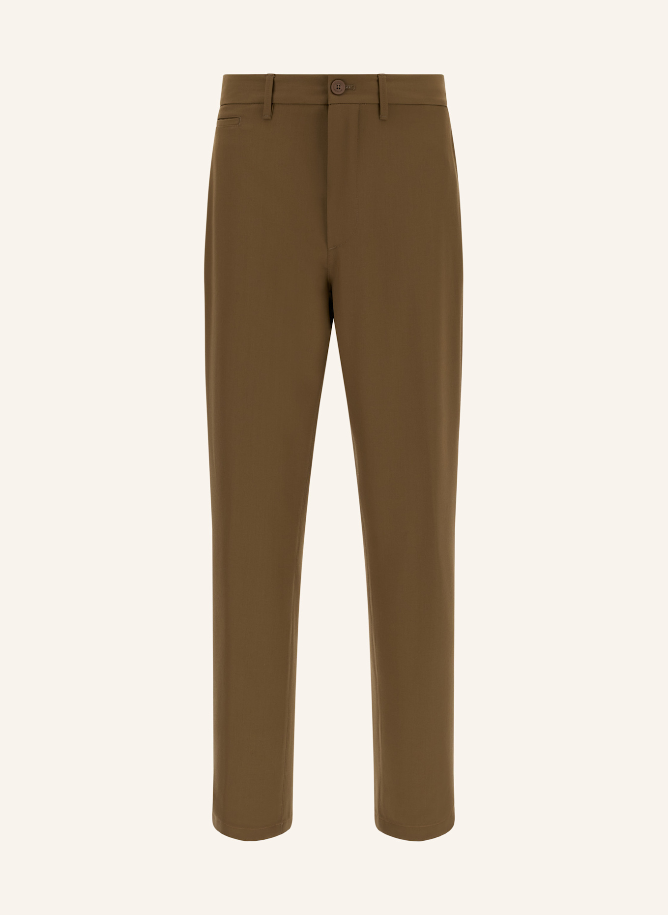 BOGGI MILANO Wool Blend Trousers: BRAUN
