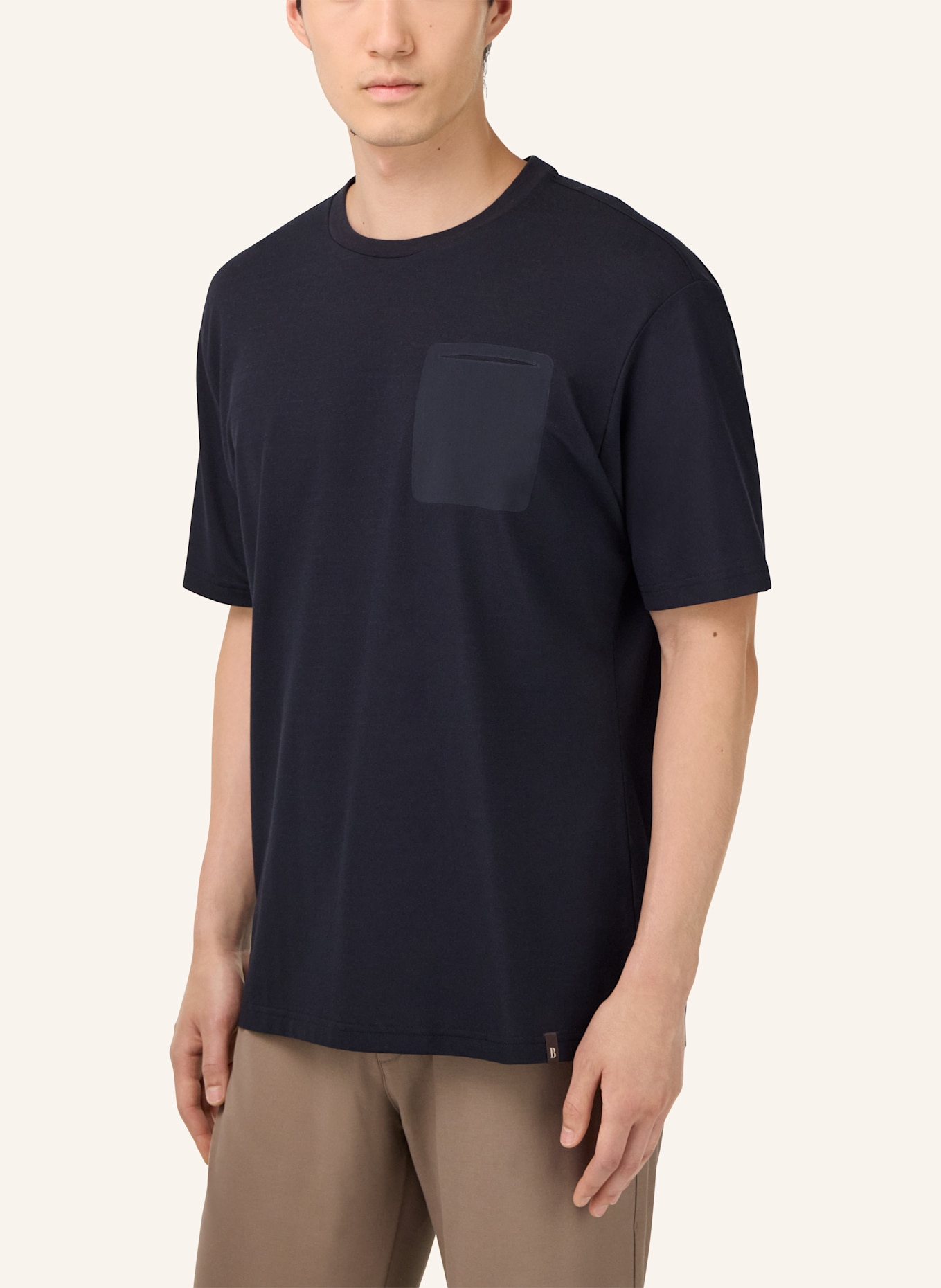BOGGI MILANO T-Shirt: BLAU
