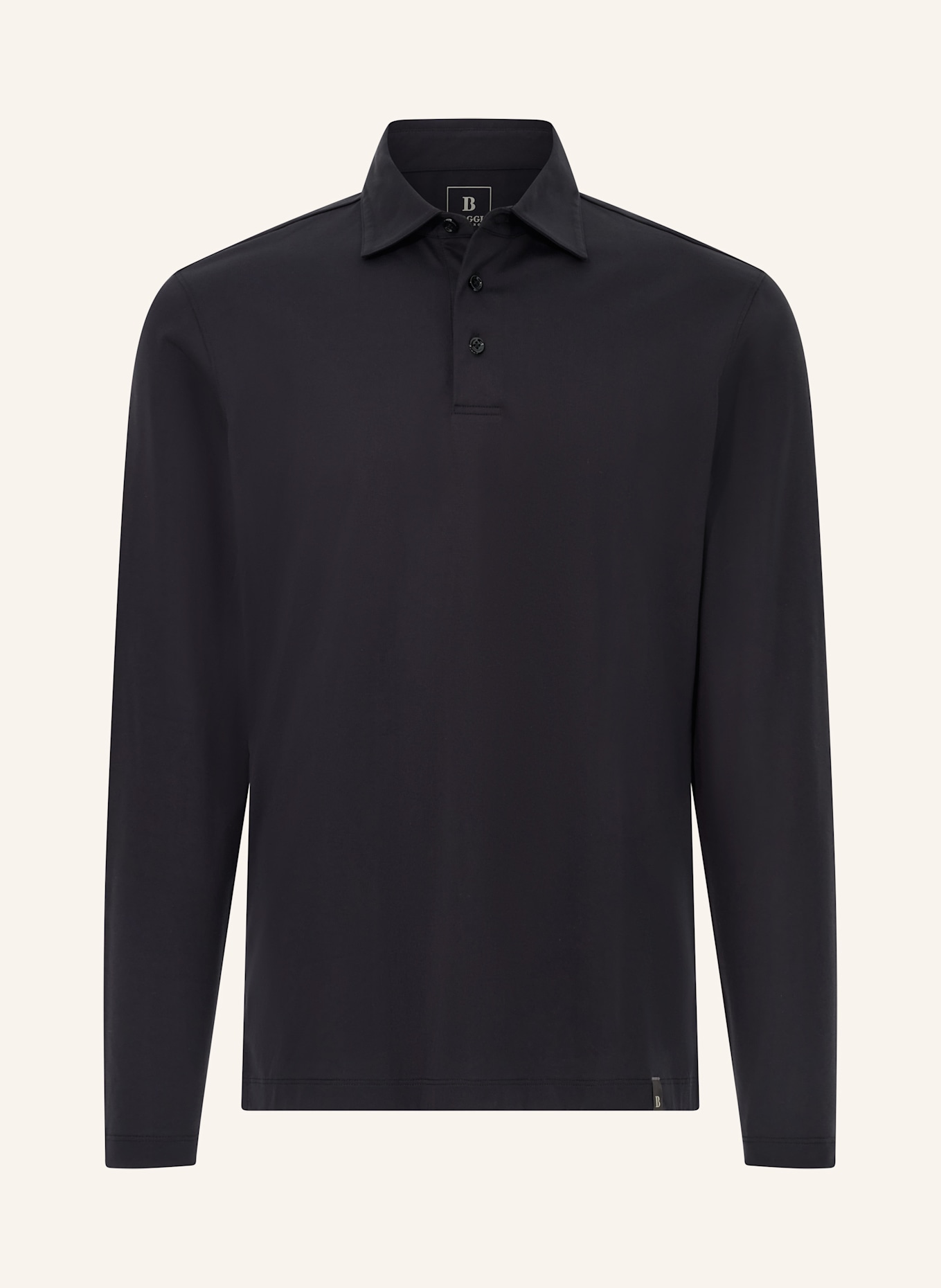 BOGGI MILANO Poloshirt: SCHWARZ
