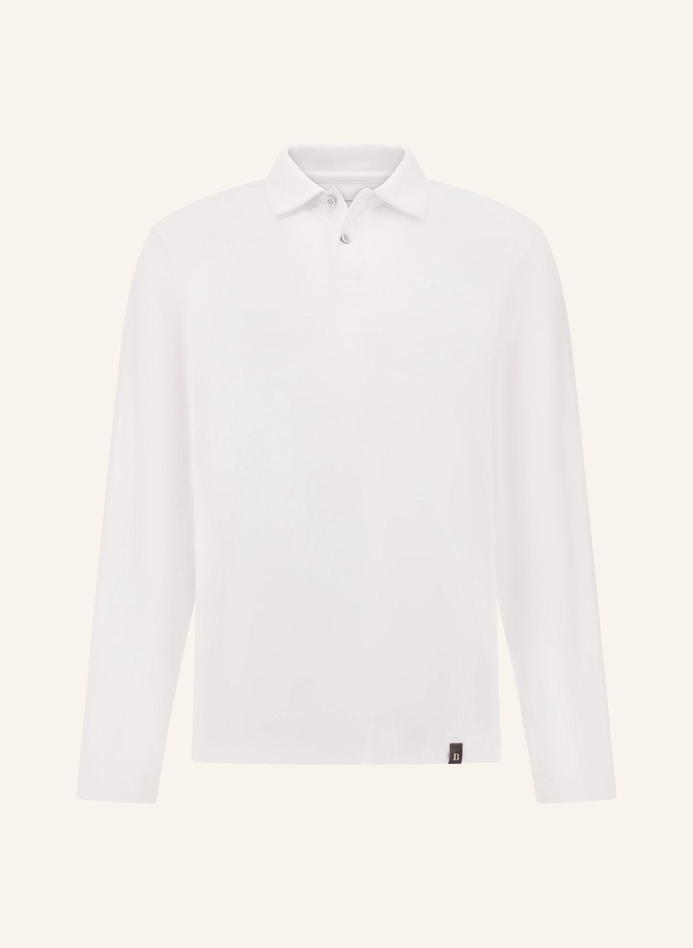 BOGGI MILANO Jersey-Poloshirt: WEISS