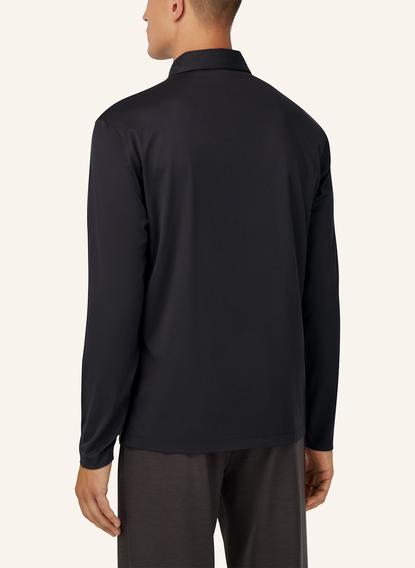 BOGGI MILANO Poloshirt: SCHWARZ