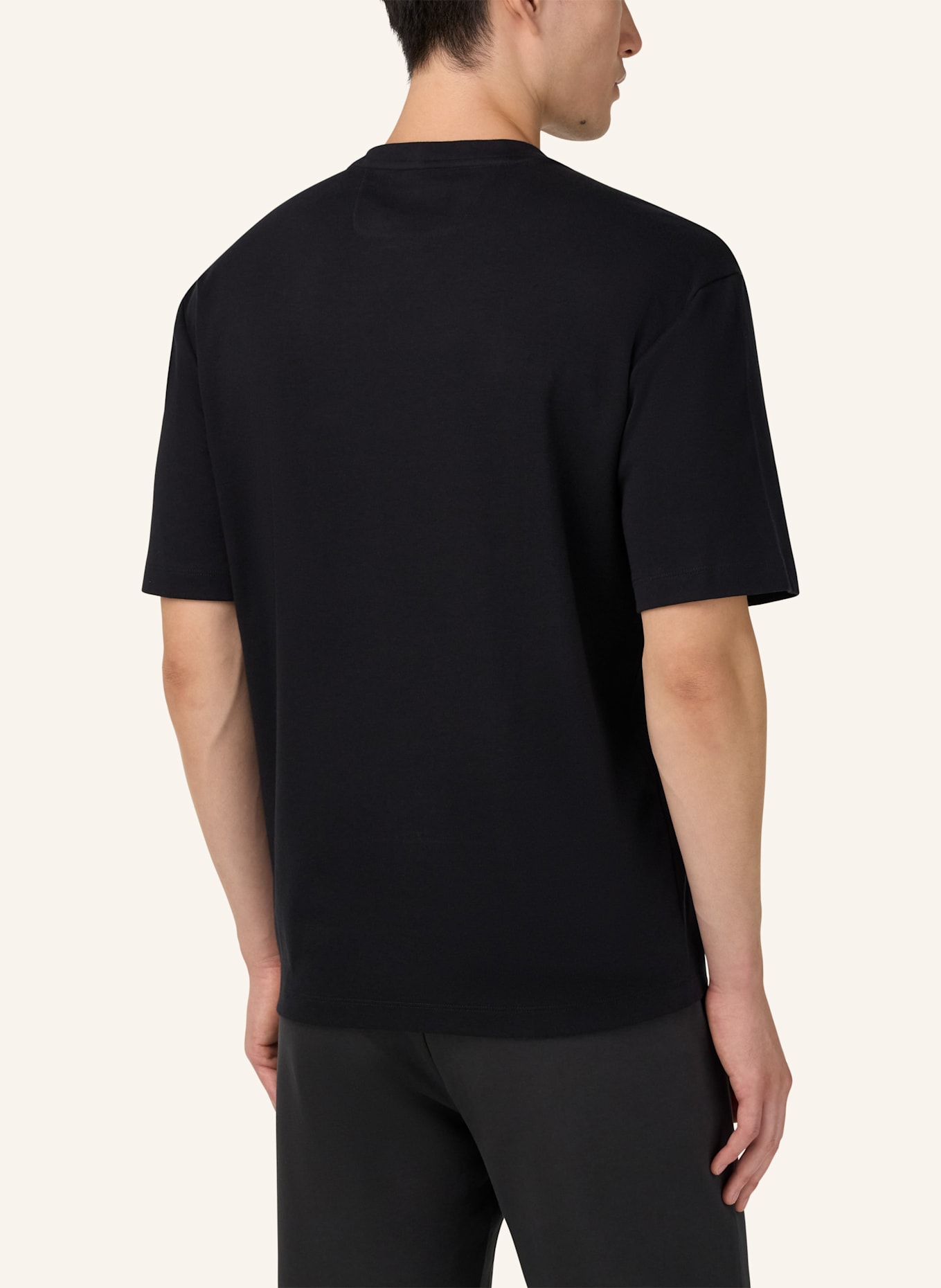 BOGGI MILANO T-Shirt: SCHWARZ