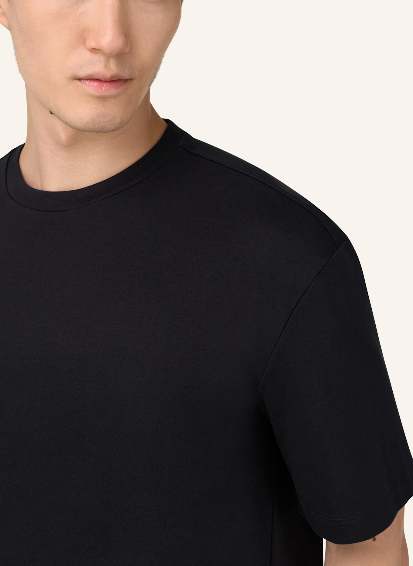 BOGGI MILANO T-Shirt: SCHWARZ