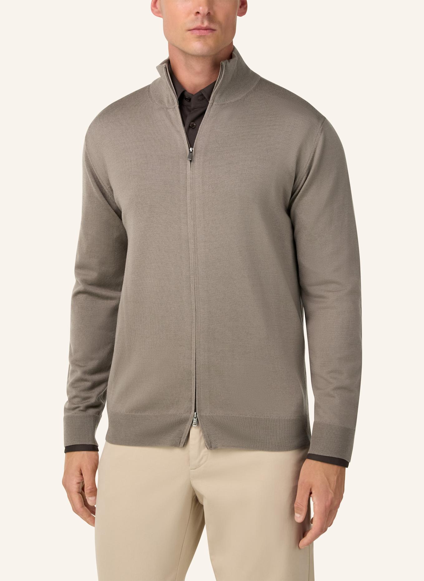 BOGGI MILANO Strickjacke: BEIGE