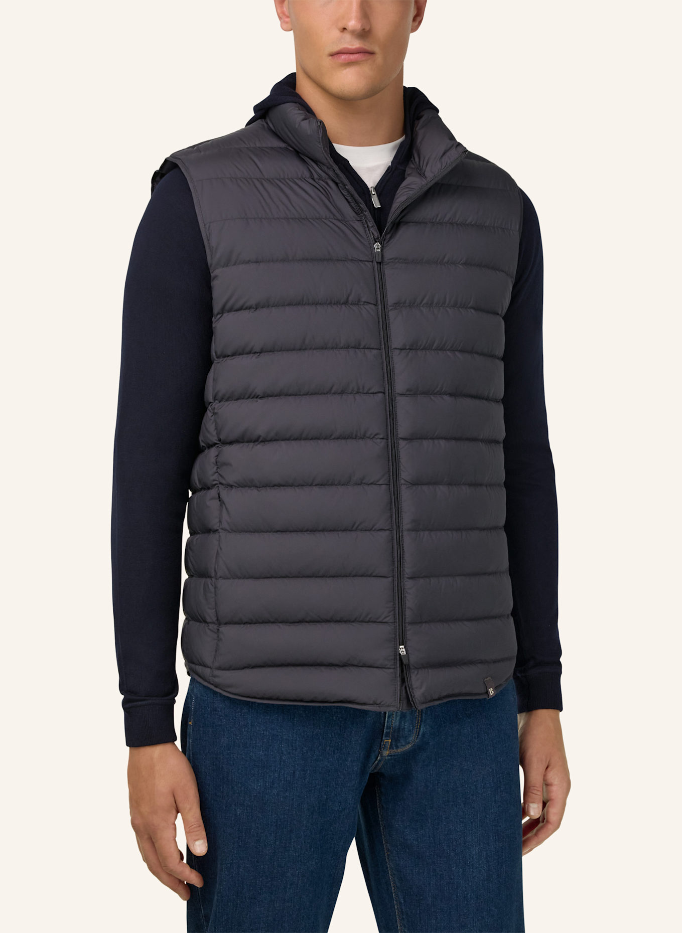 BOGGI MILANO Daunenweste: BLAU