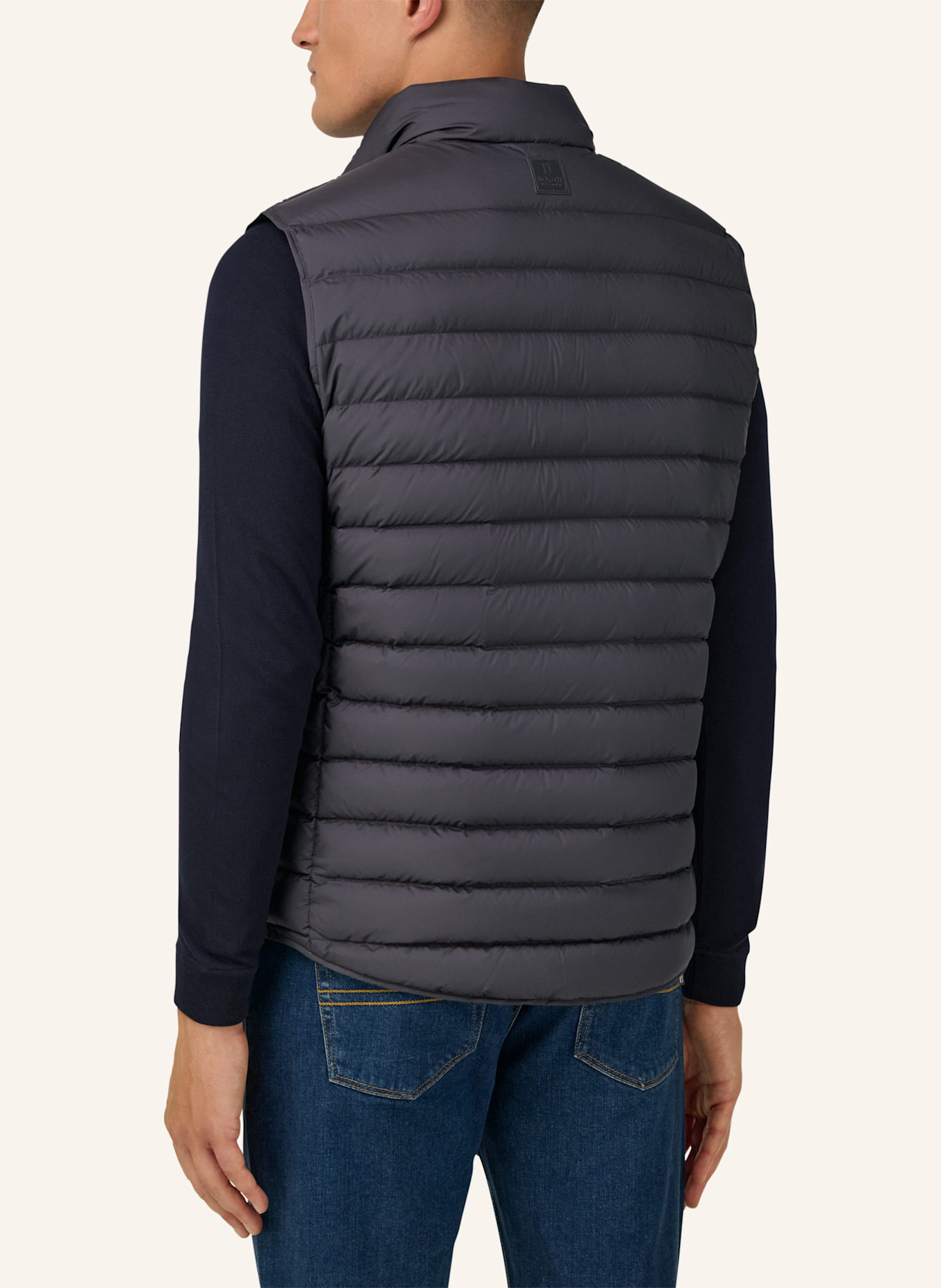 BOGGI MILANO Daunenweste: BLAU