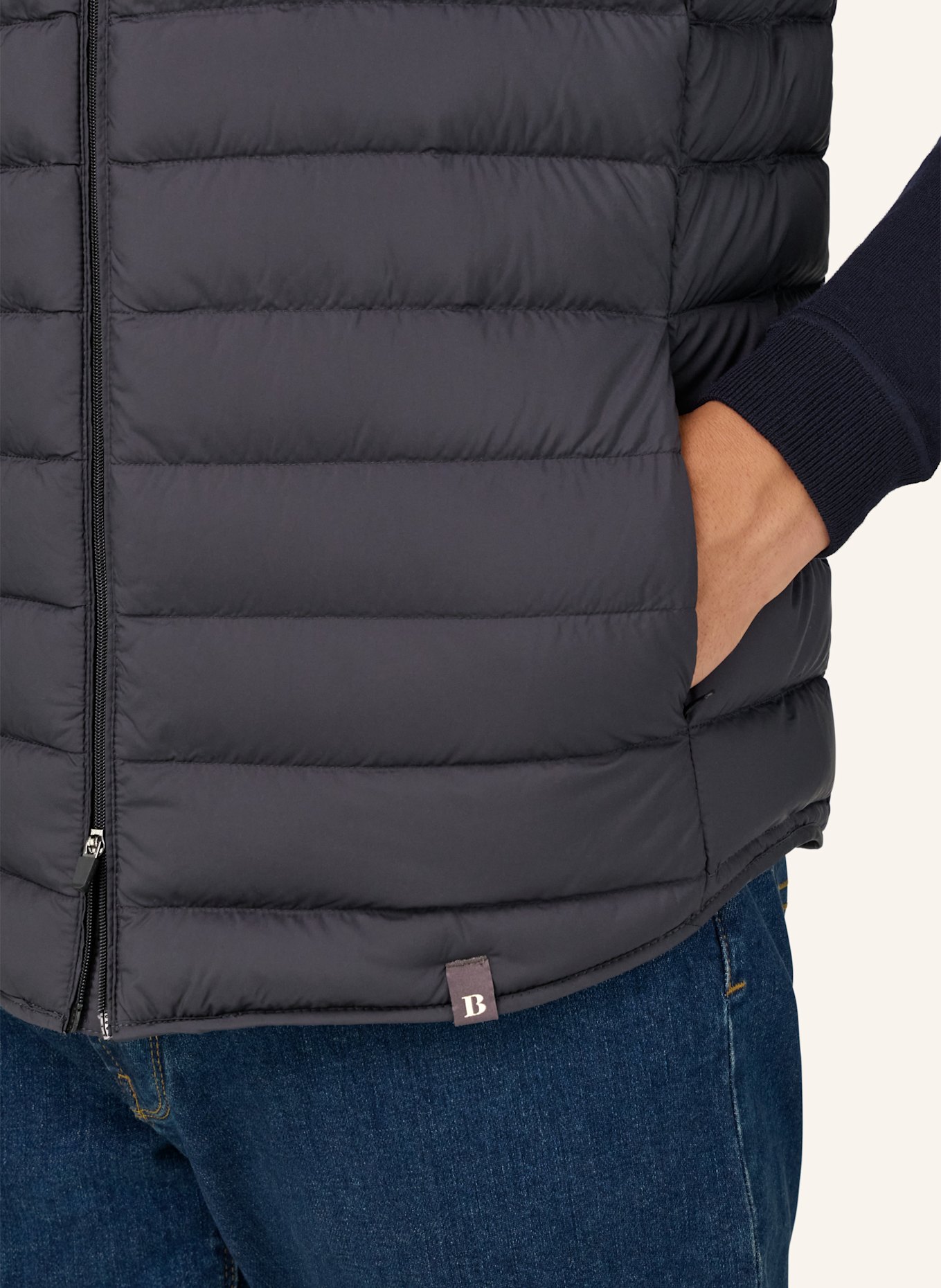 BOGGI MILANO Daunenweste: BLAU
