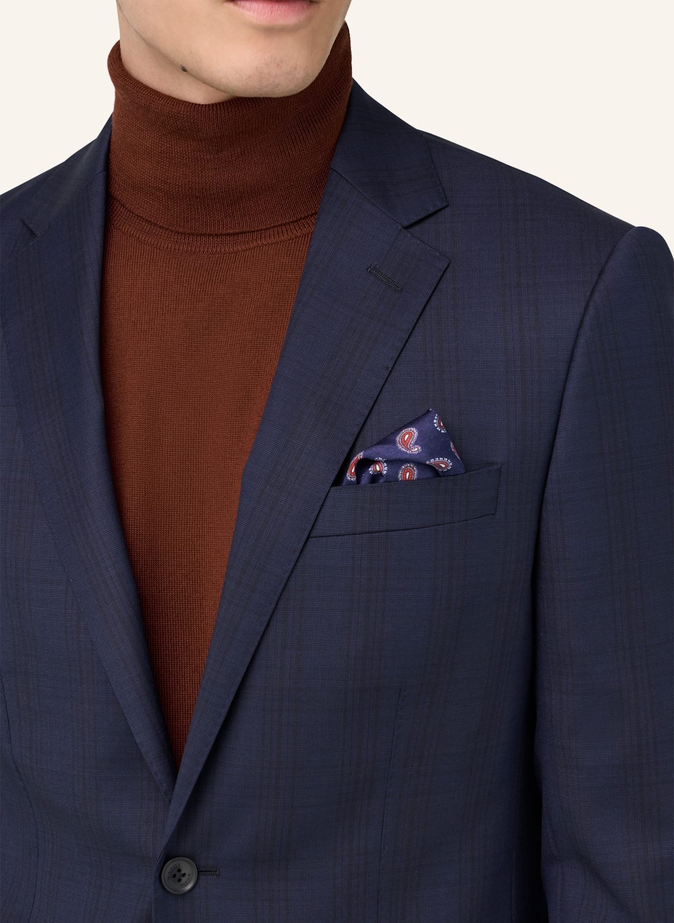 BOGGI MILANO Anzug Slim Fit: BLAU