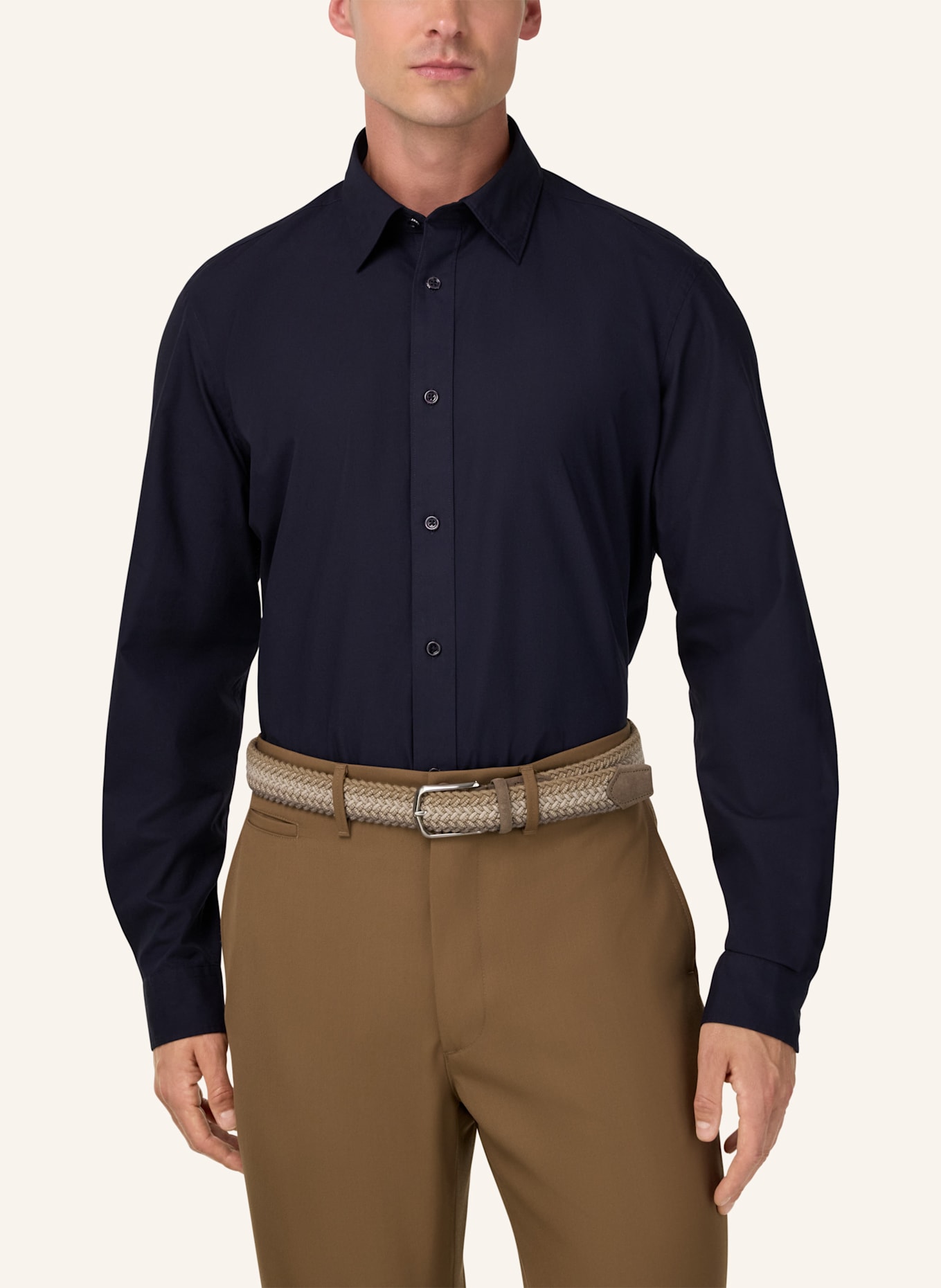 BOGGI MILANO Hemd Regular Fit: BLAU