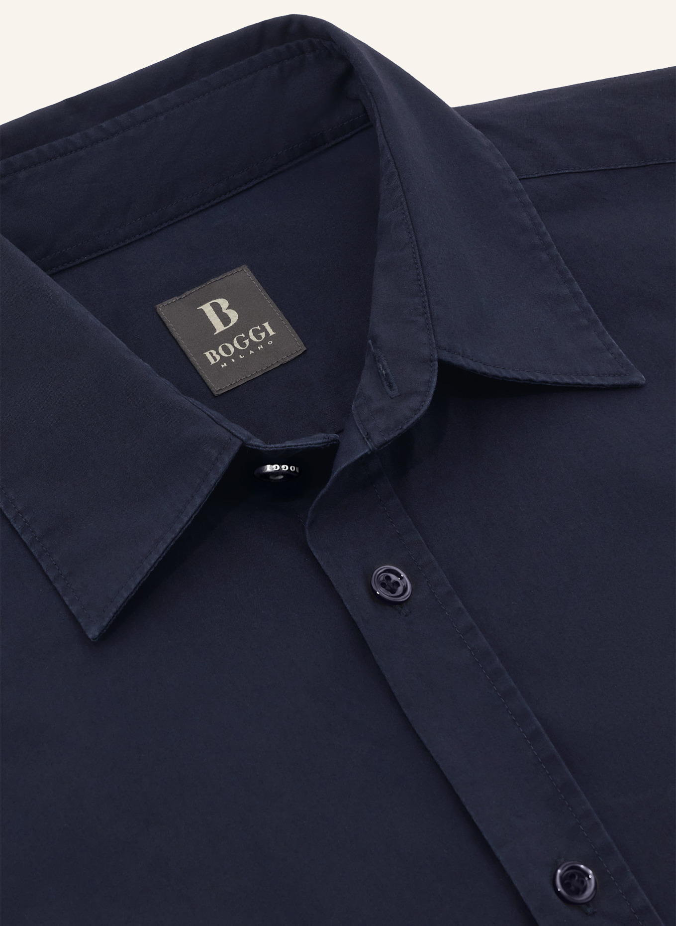 BOGGI MILANO Hemd Regular Fit: BLAU