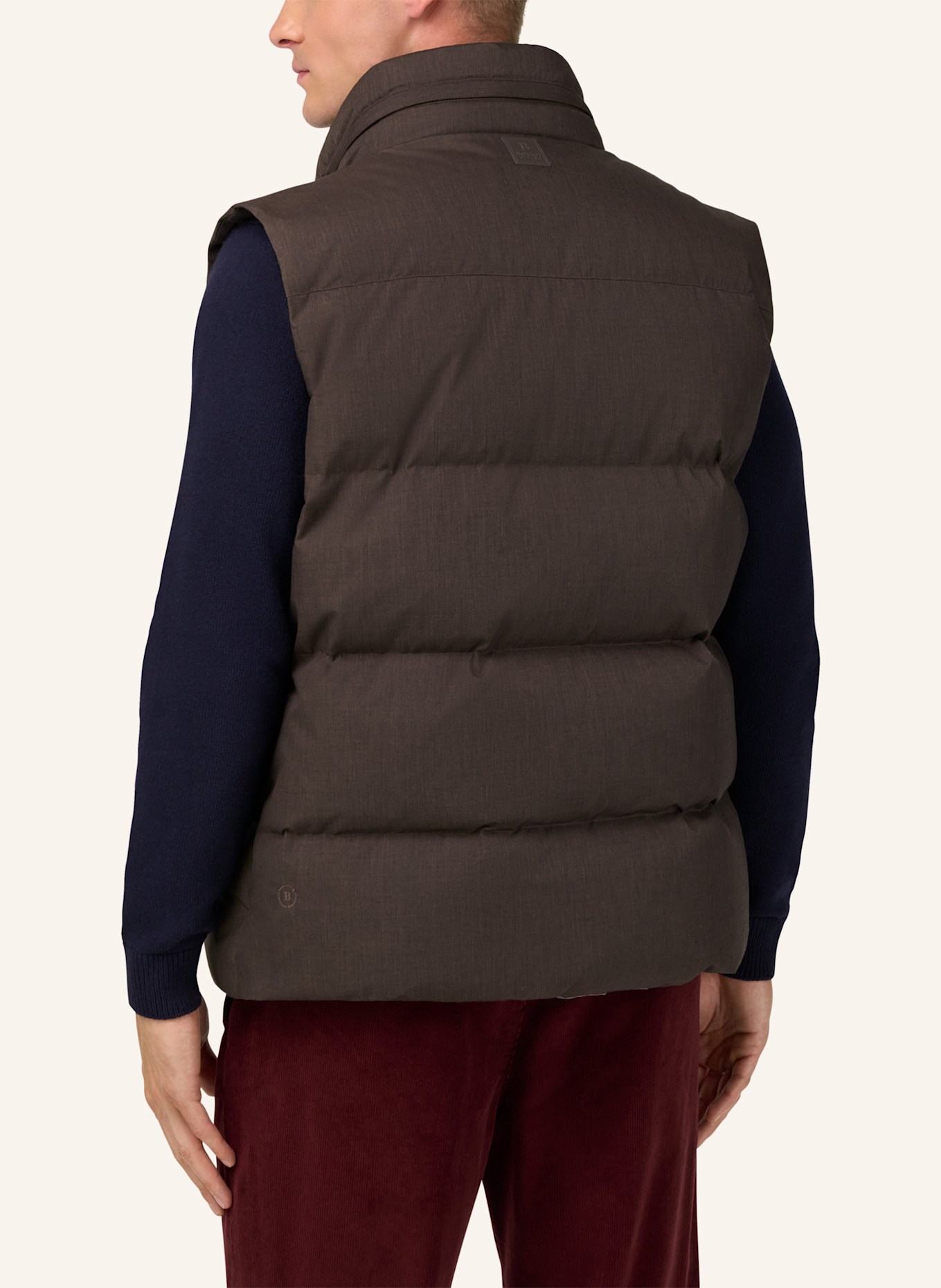 BOGGI MILANO Daunenweste: BRAUN