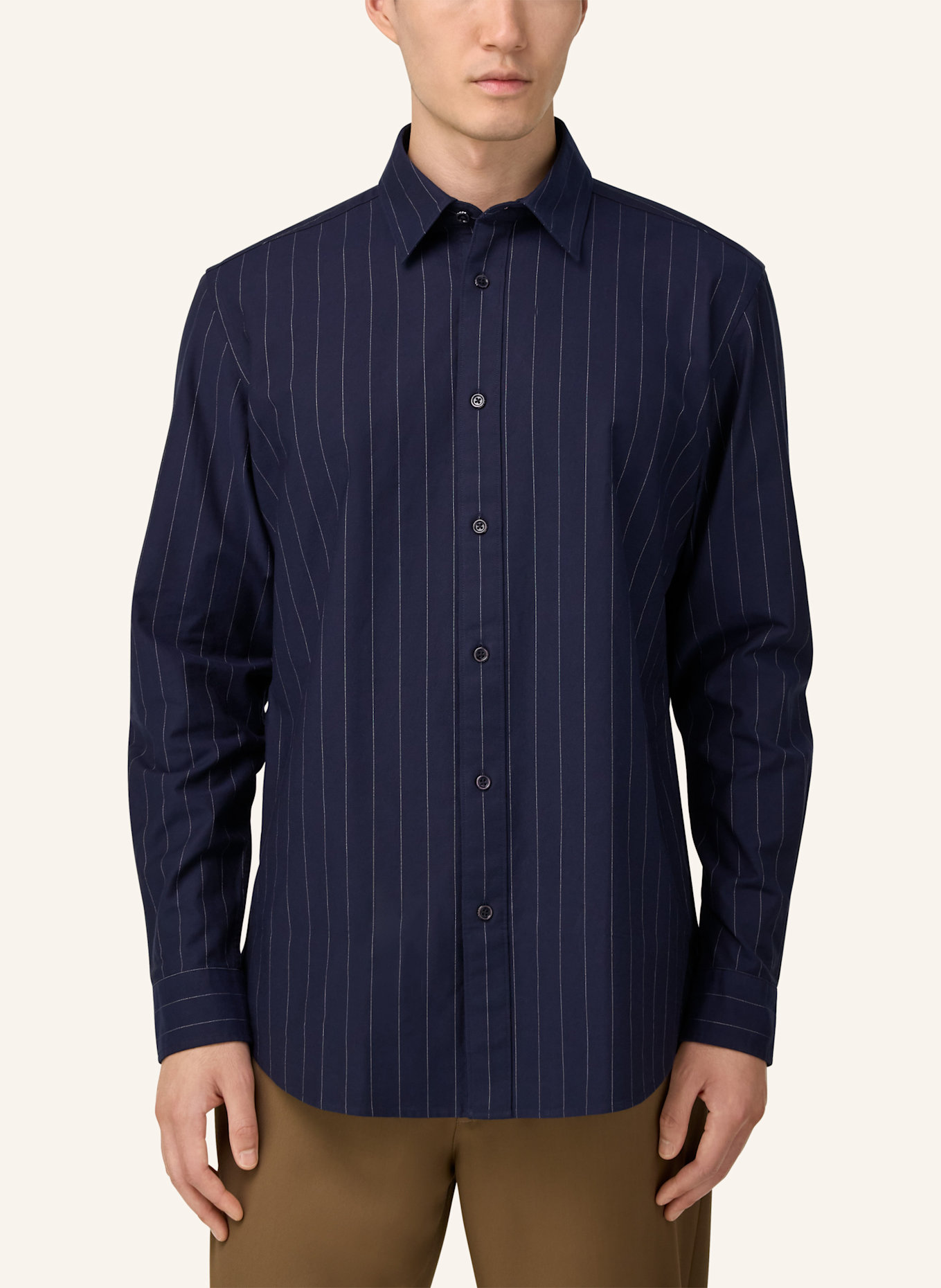 BOGGI MILANO Hemd Regular Fit: BLAU