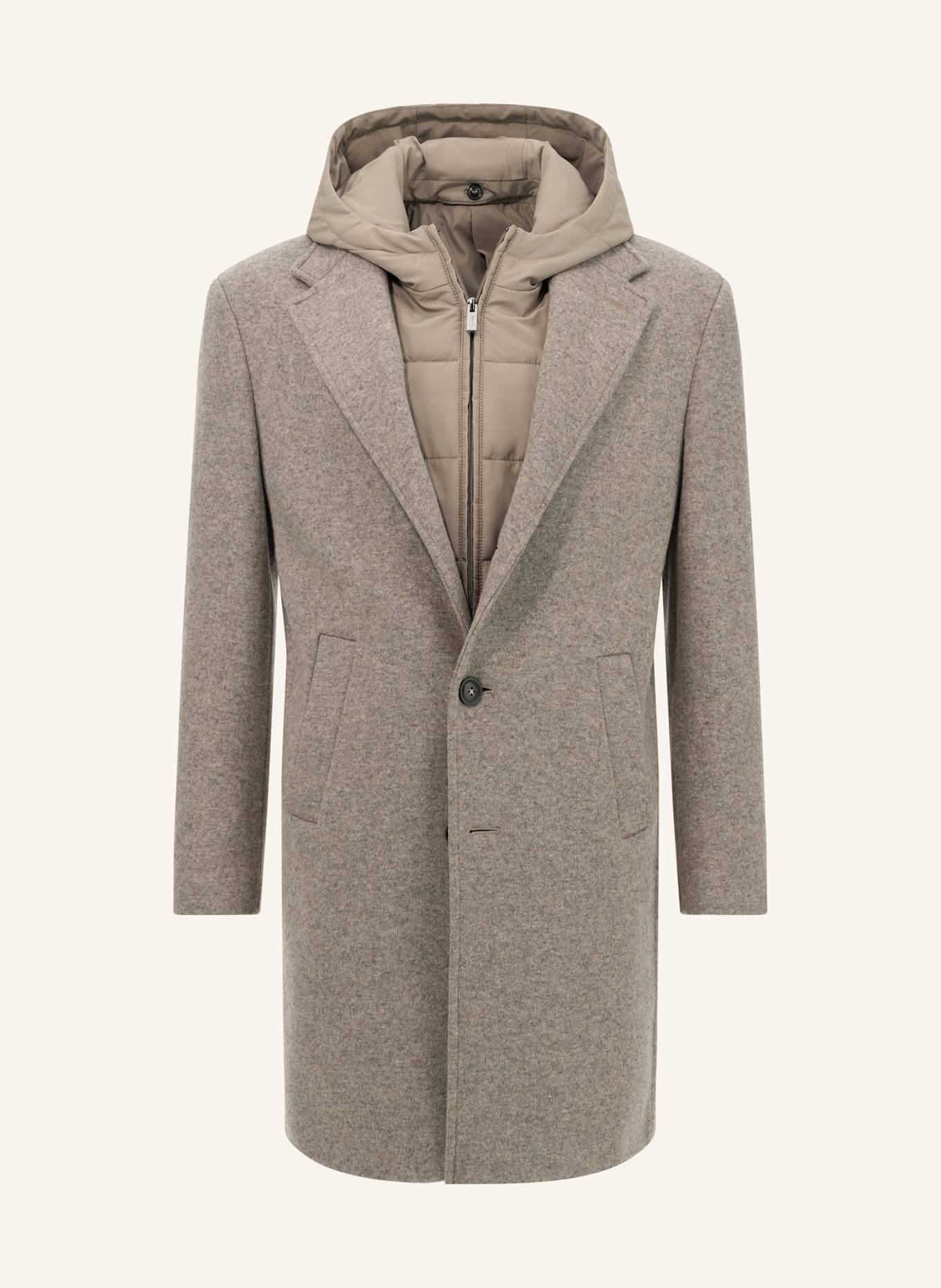 BOGGI MILANO Mantel: GRAU