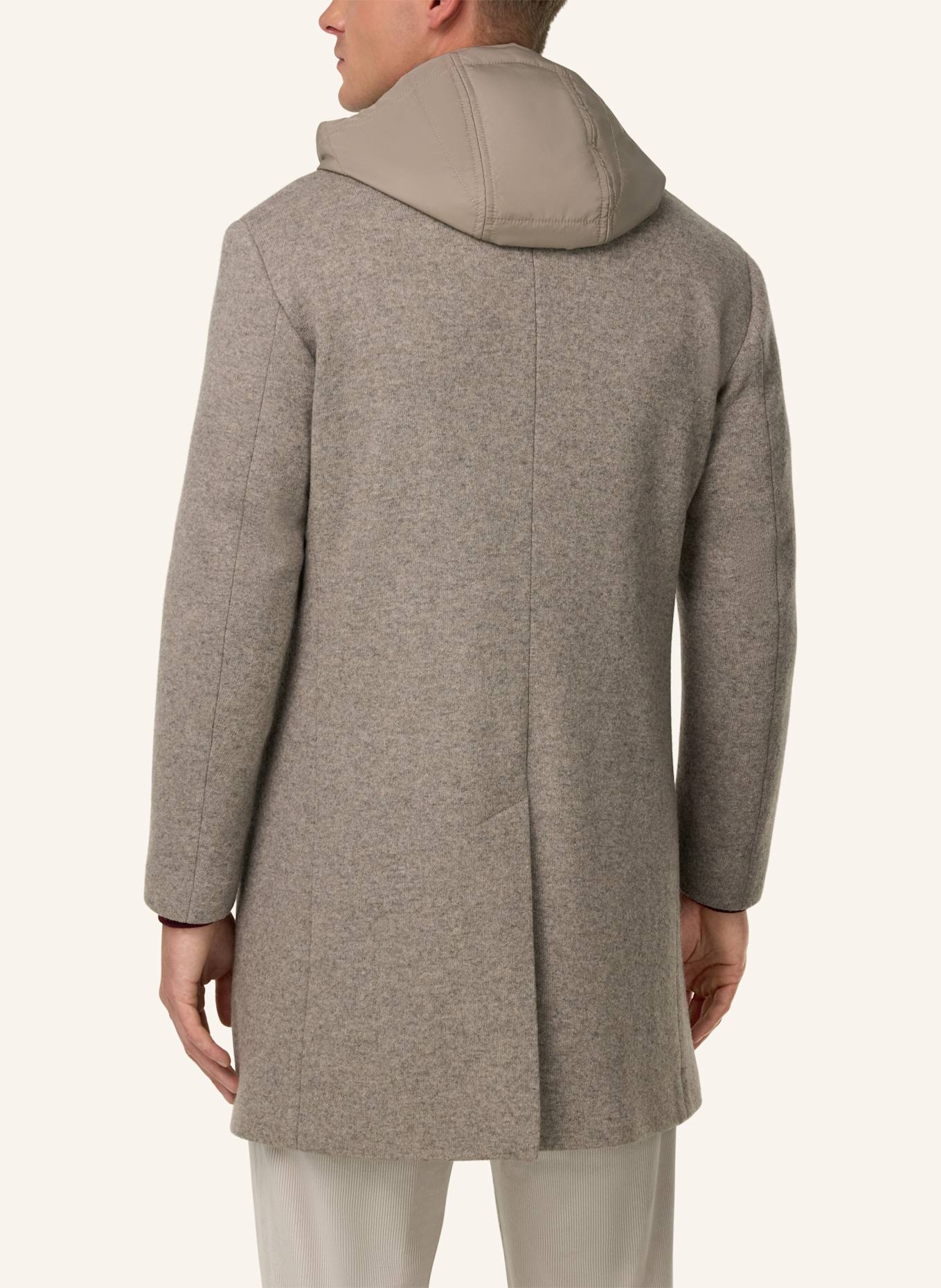 BOGGI MILANO Mantel: GRAU