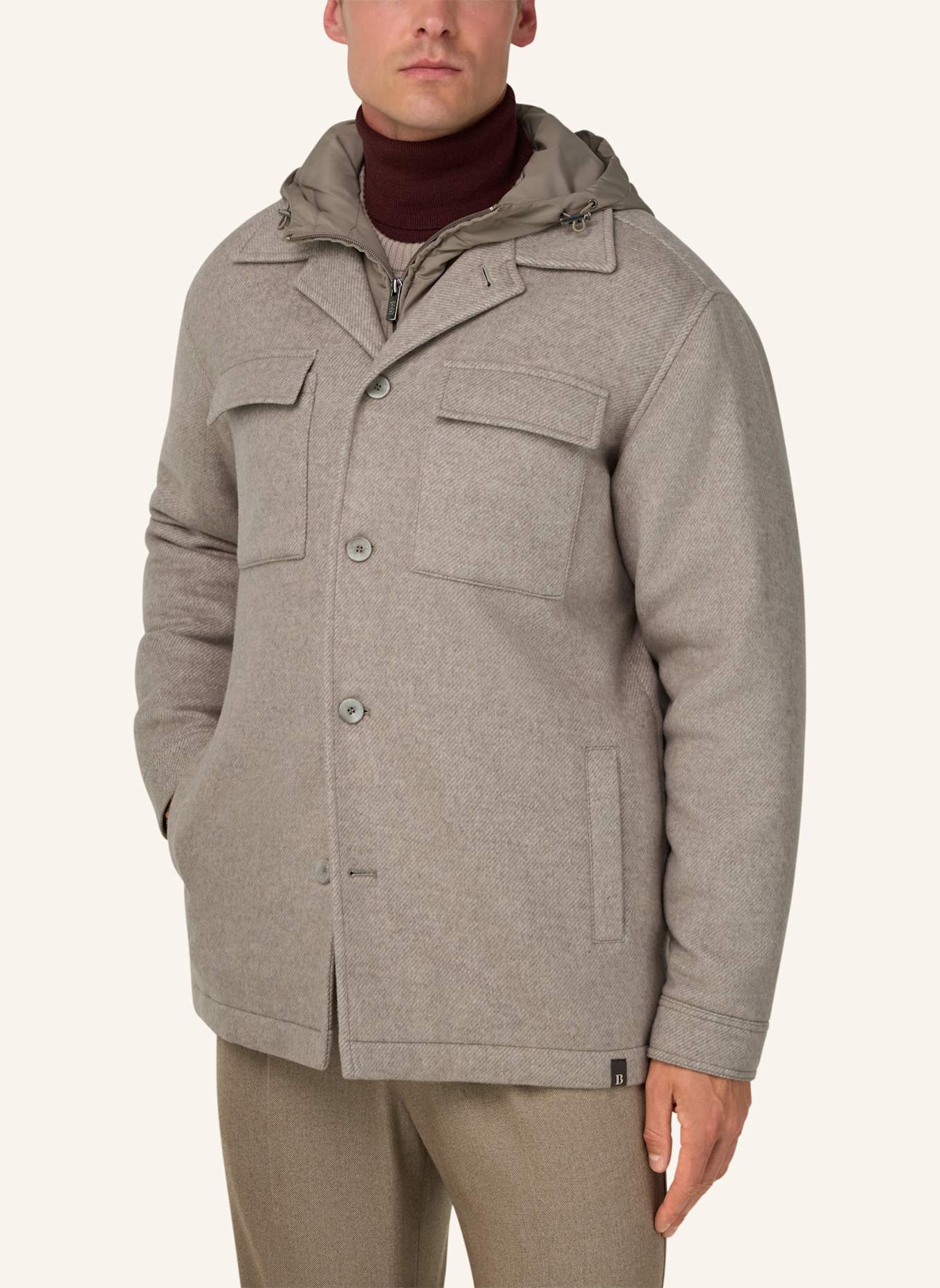 BOGGI MILANO Overjacket: TAUPE