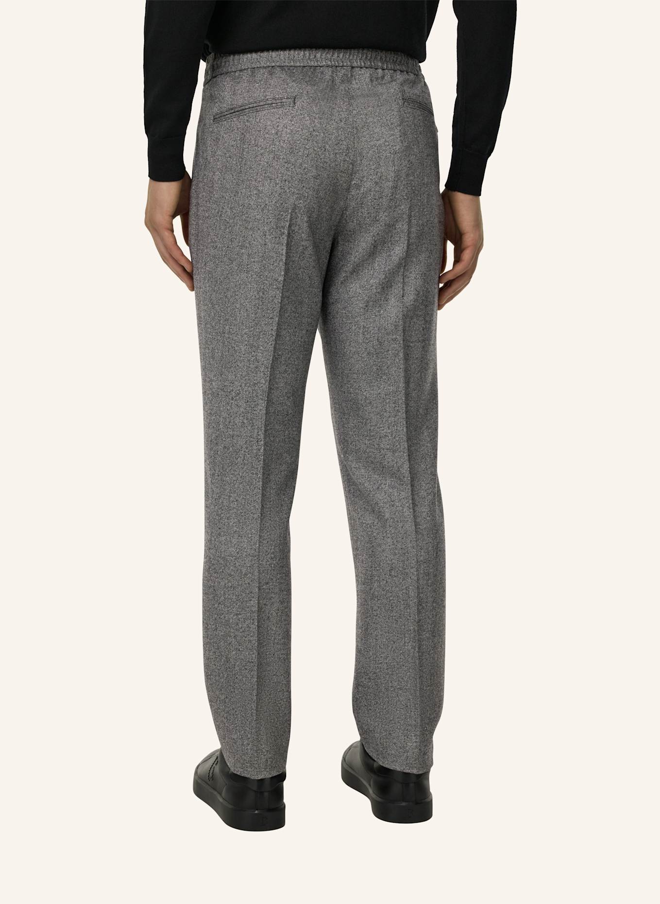 BOGGI MILANO Hose im Jogging-Stil: GRAU