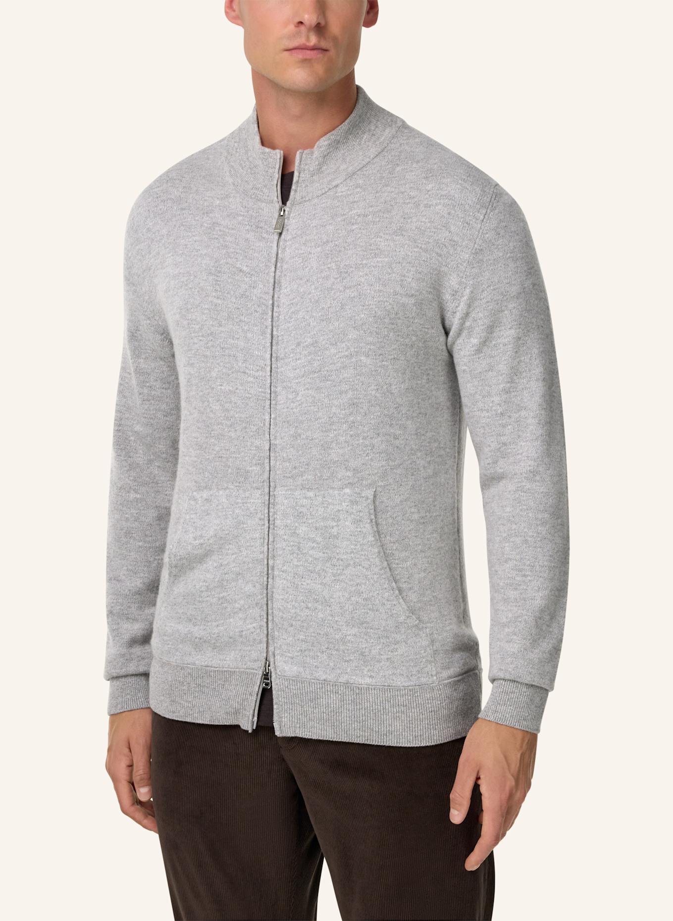 BOGGI MILANO Strickjacke: GRAU