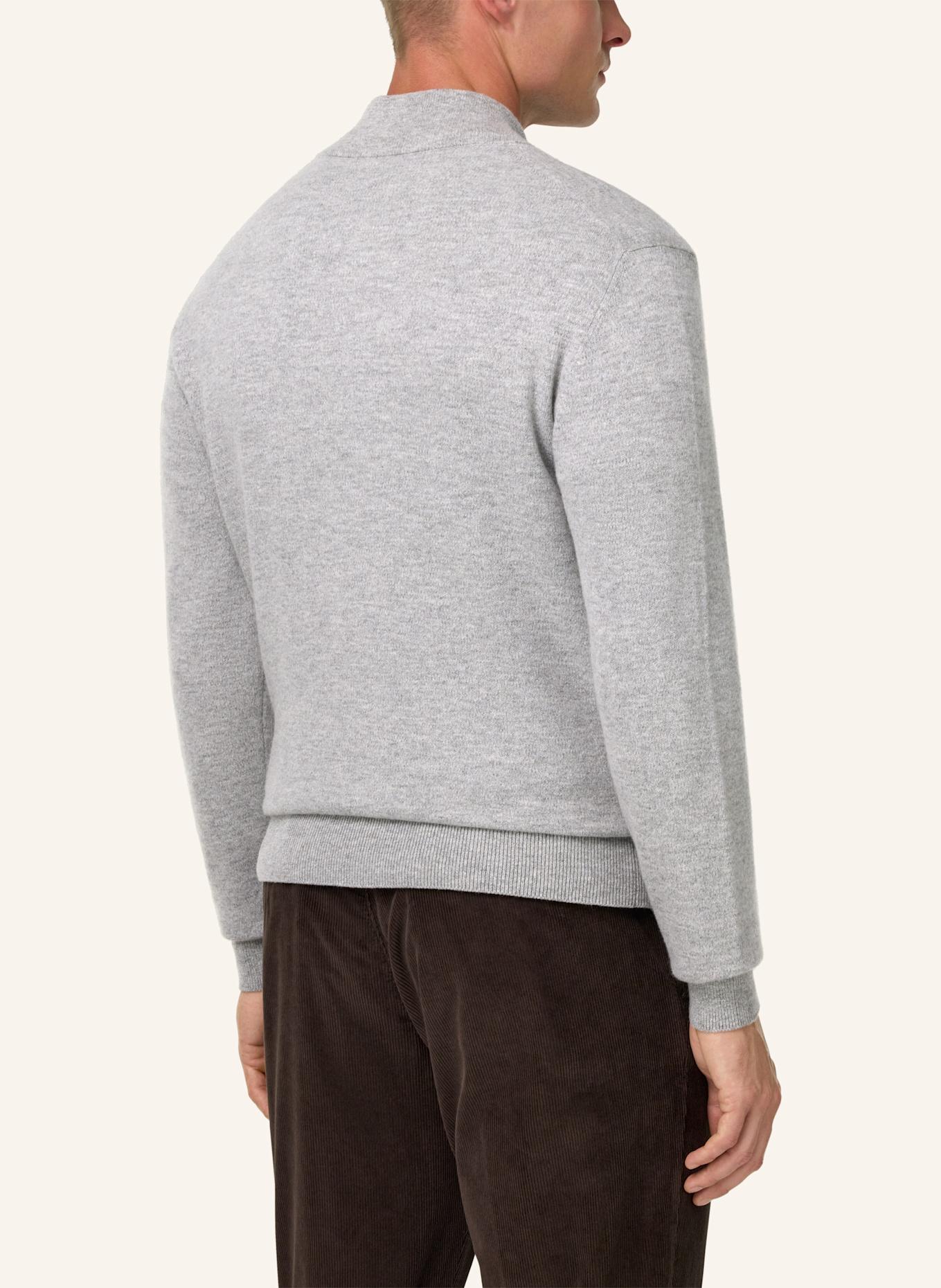 BOGGI MILANO Strickjacke: GRAU