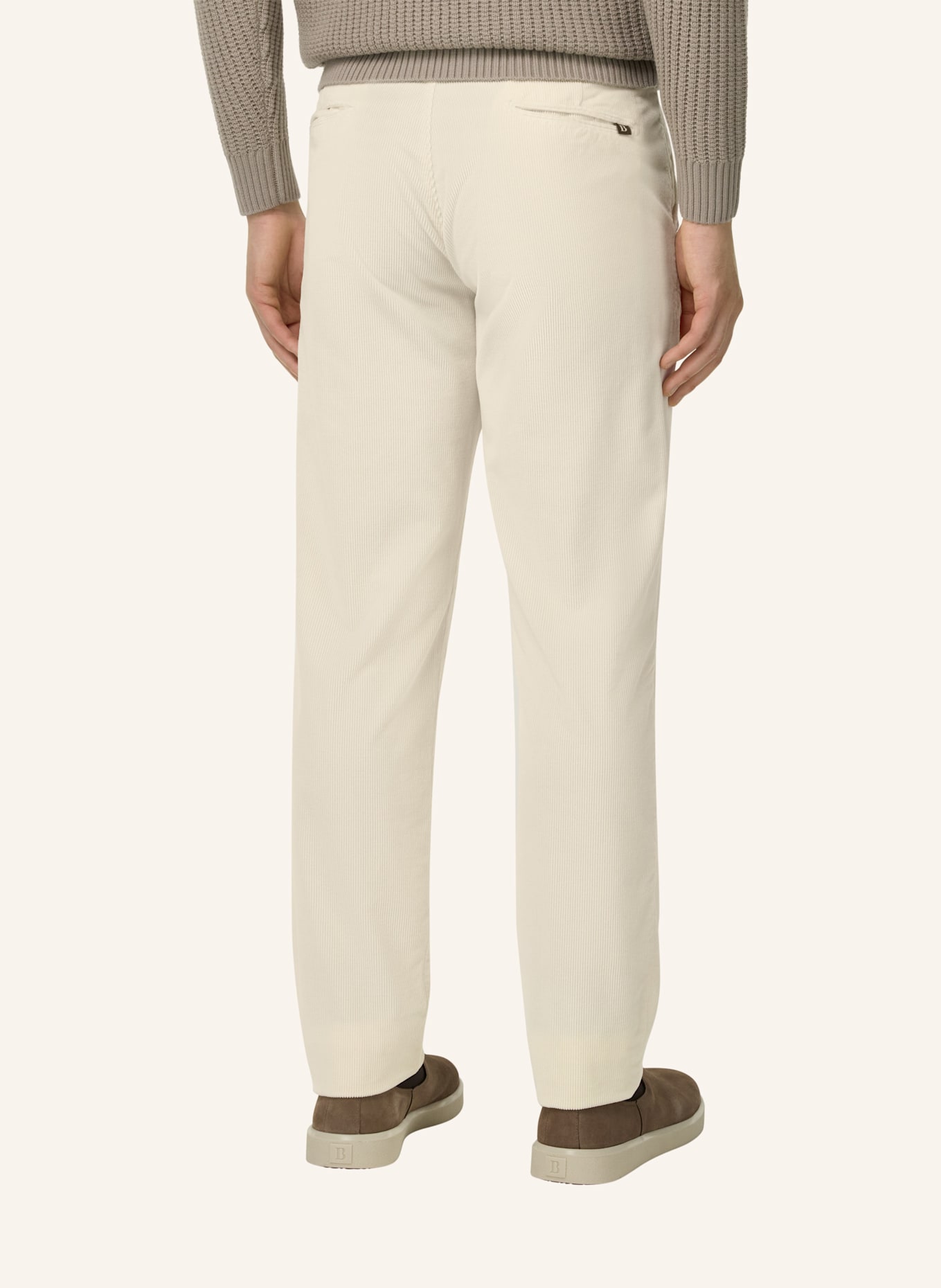BOGGI MILANO Cordhose: CREME