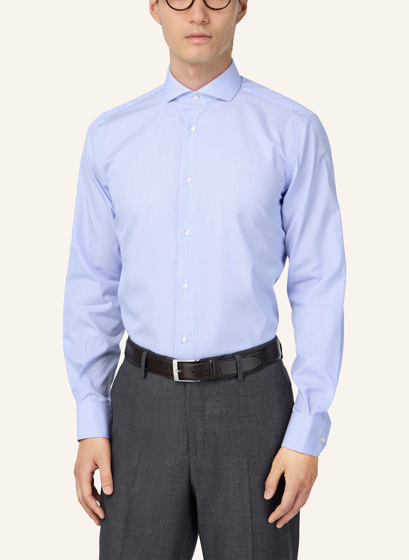 BOGGI MILANO Hemd Regular Fit: HELLBLAU