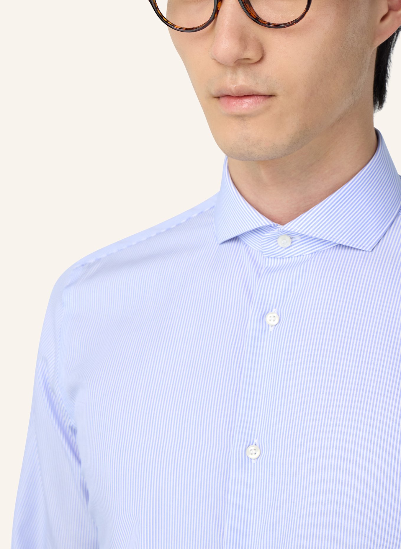 BOGGI MILANO Hemd Regular Fit: HELLBLAU