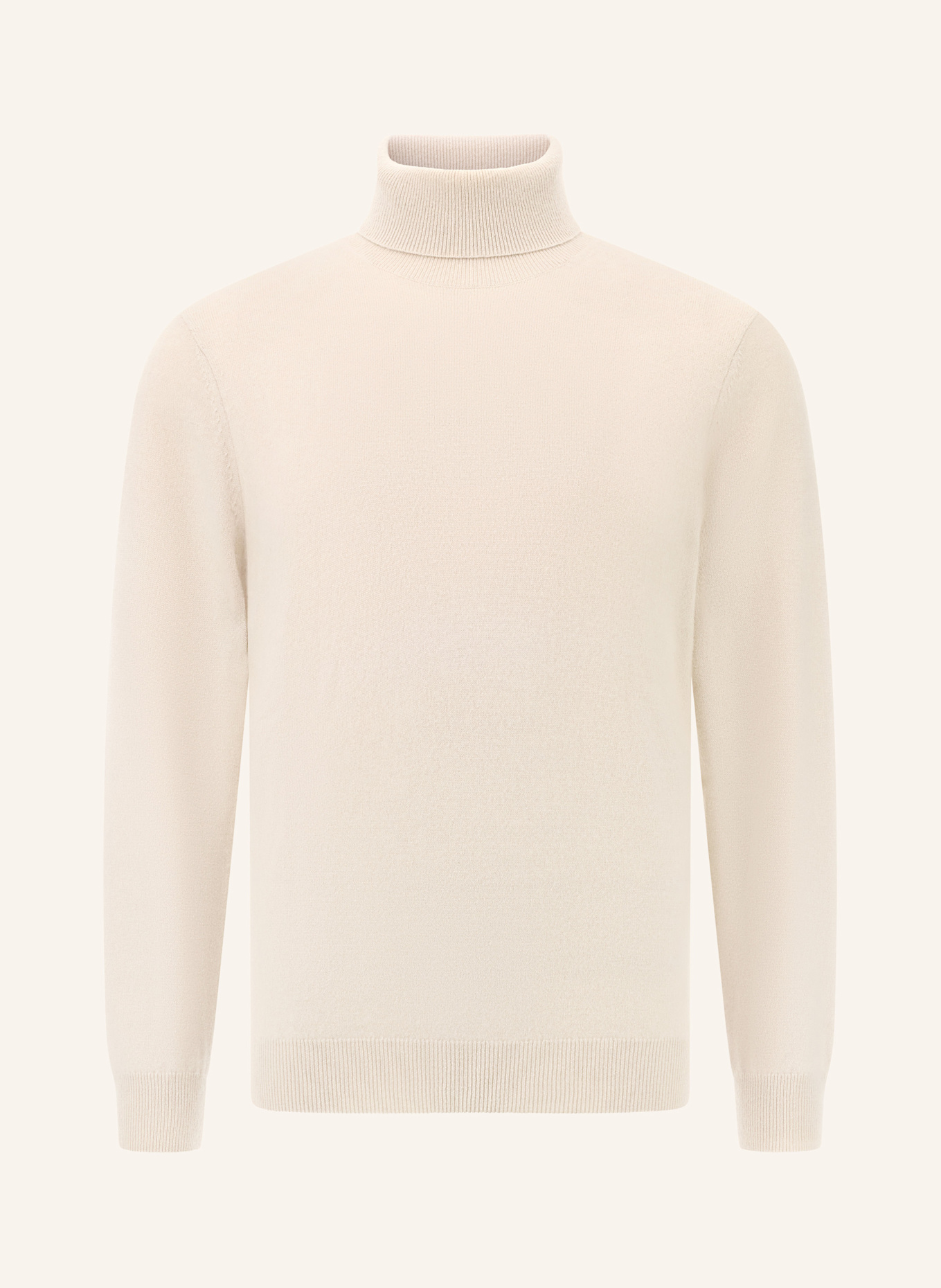 BOGGI MILANO Rollkragenpullover aus Cashmere: GRAU