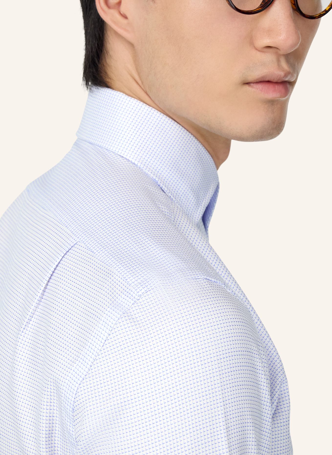 BOGGI MILANO Hemd Regular Fit: HELLBLAU